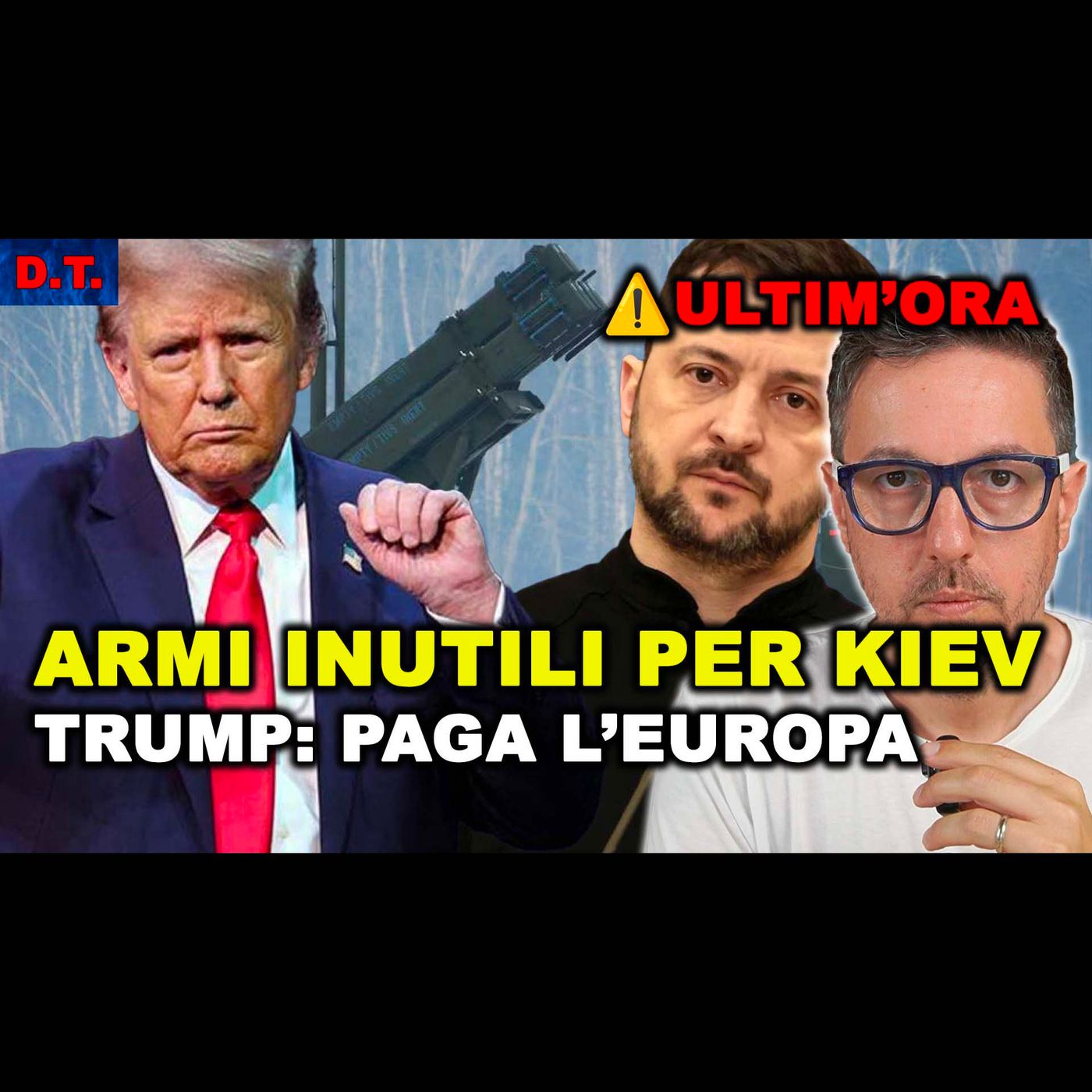 KIEV NON SARÀ IN GRADO DI CONTRATTACCARE anche con le armi di TRUMP (ex colonnello tedesco)