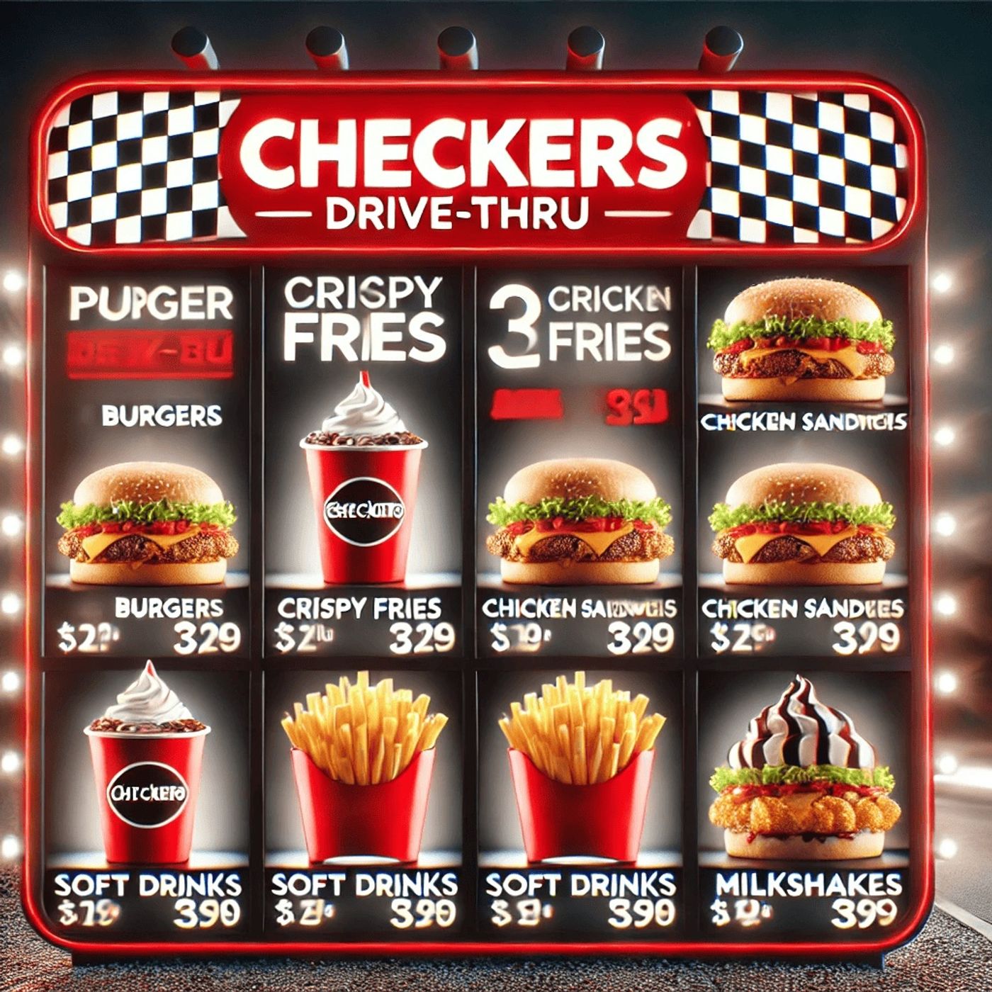 checkers menu with prices episode artwork