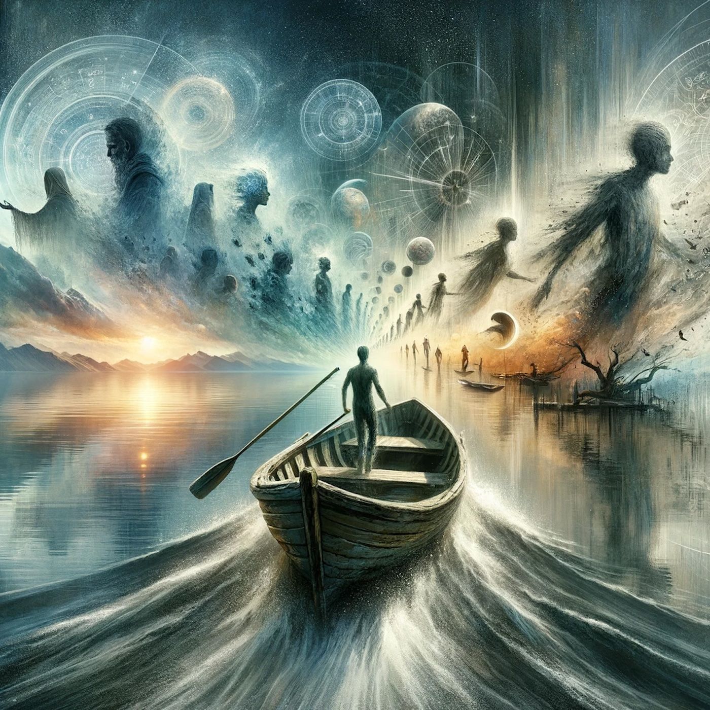 "Let go of the past; let go of the future; let go of the present. Proceed to the opposite shore, beyond the shore." episode artwork