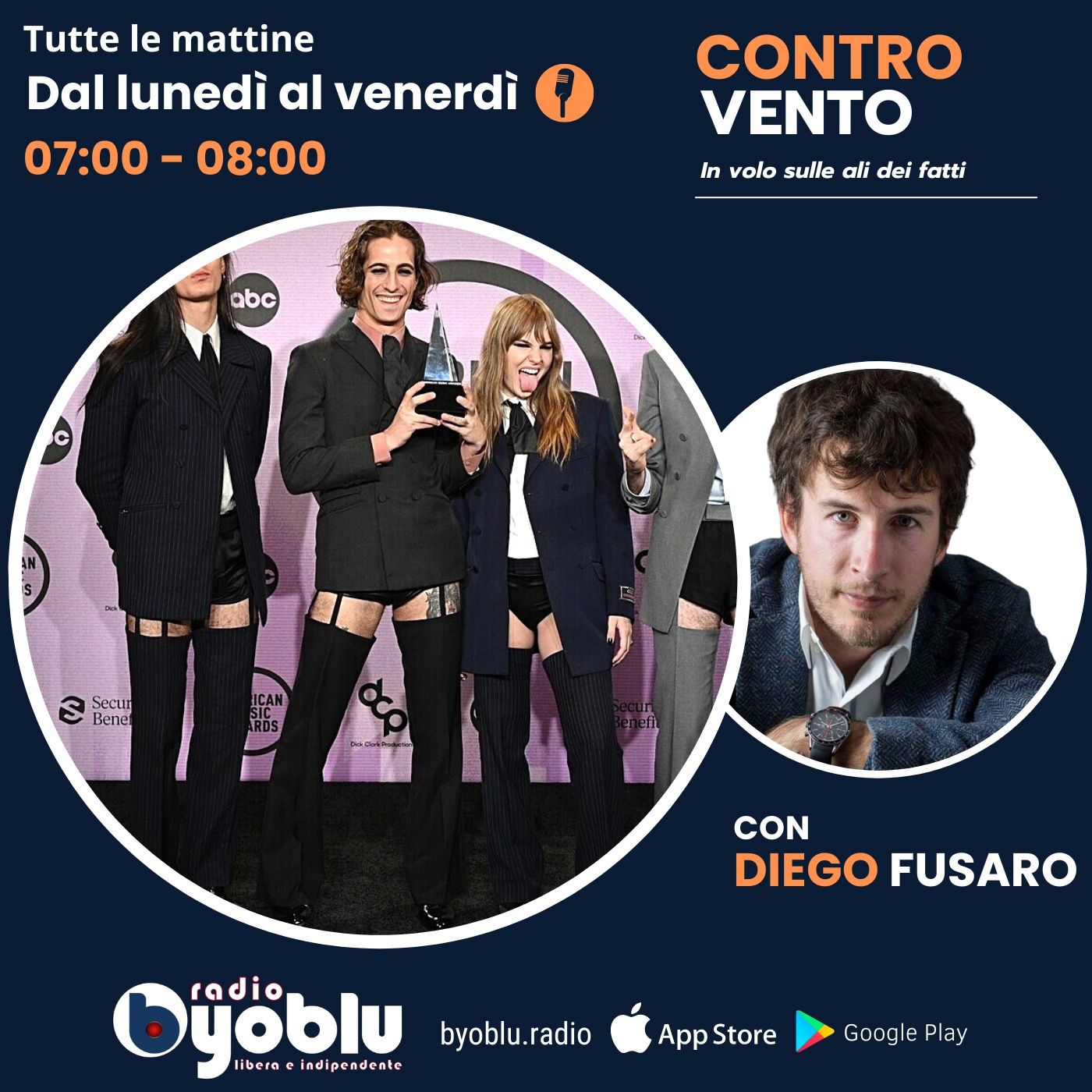 Maneskin in reggicalze conformismo allo stato puro- Controvento di Diego Fusaro episode artwork
