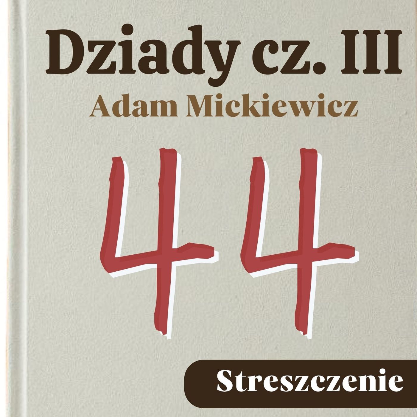 Dziady cz. III - Adam Mickiewicz - streszczenie i opracowanie lektury, bohaterowie episode artwork