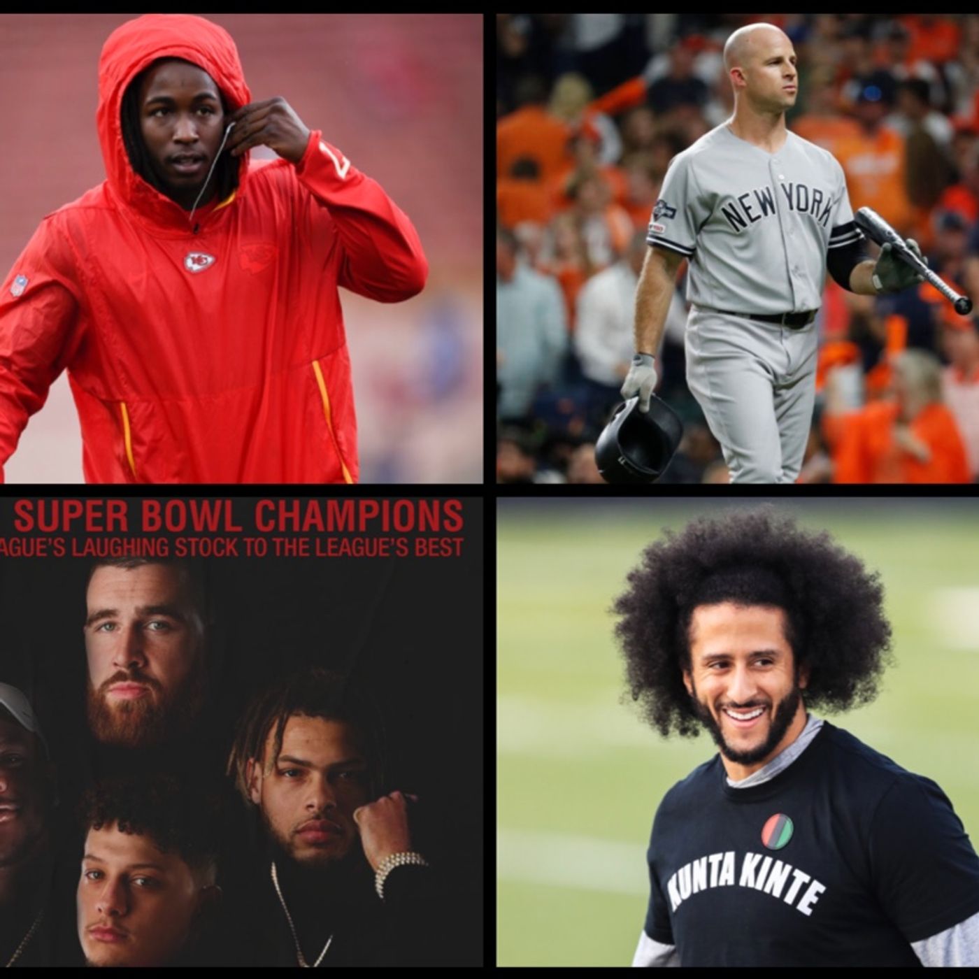 Episode 60 - Yankees’ player has stalker, Colin Kaepernick writes memoir, Super Bowl Champs Kansas City Chiefs