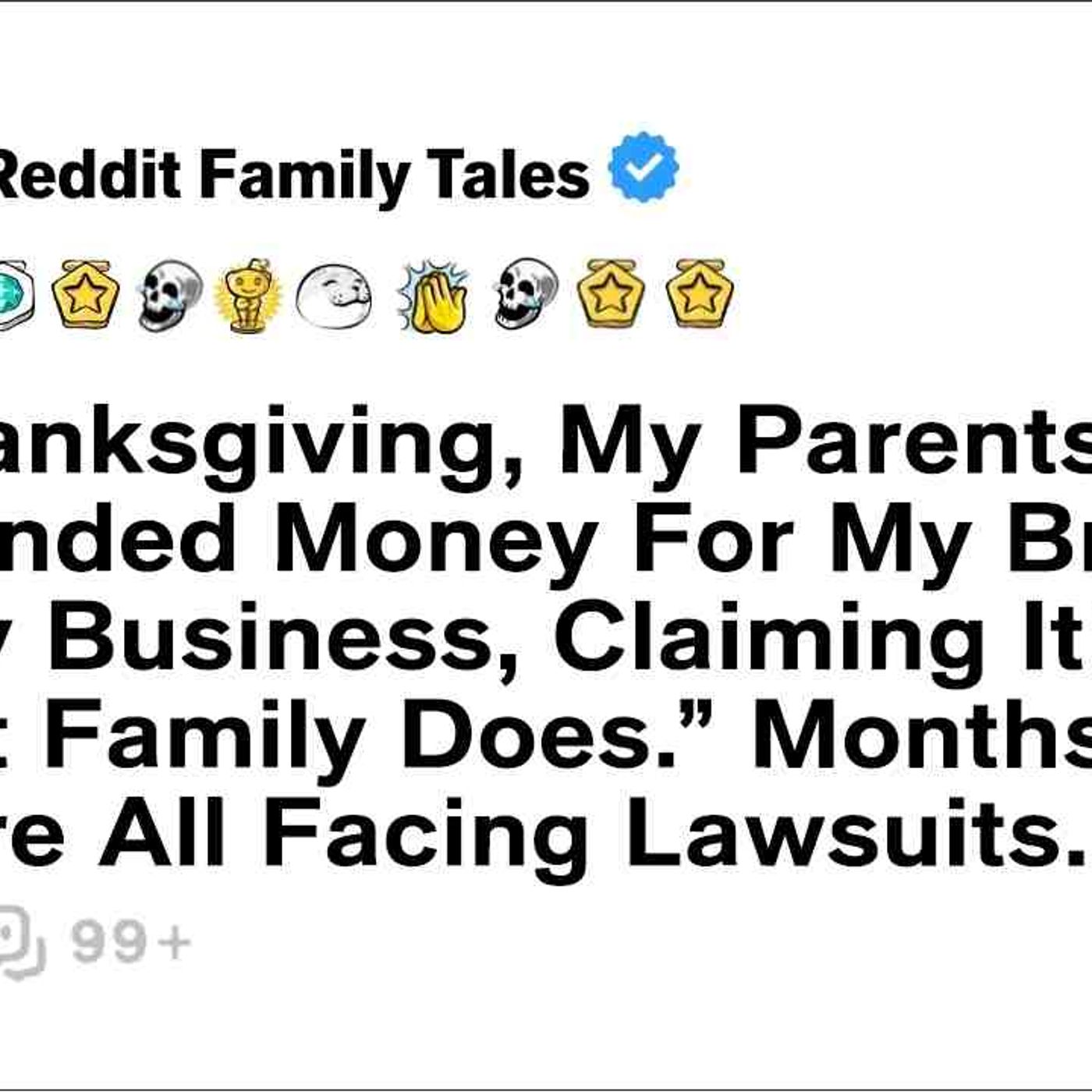 At Thanksgiving_ Parents Demanded Money For My Brother_s Shady Business... - Reddit Family Tales episode artwork