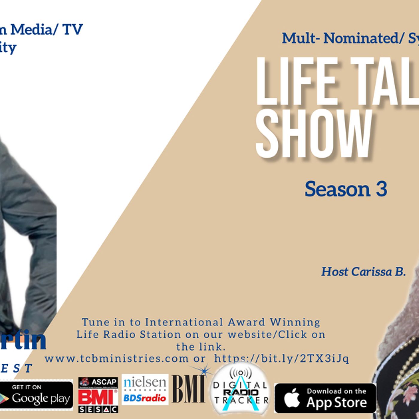 LIfe Talk Podcast/ Radio Show- Host Carissa B.