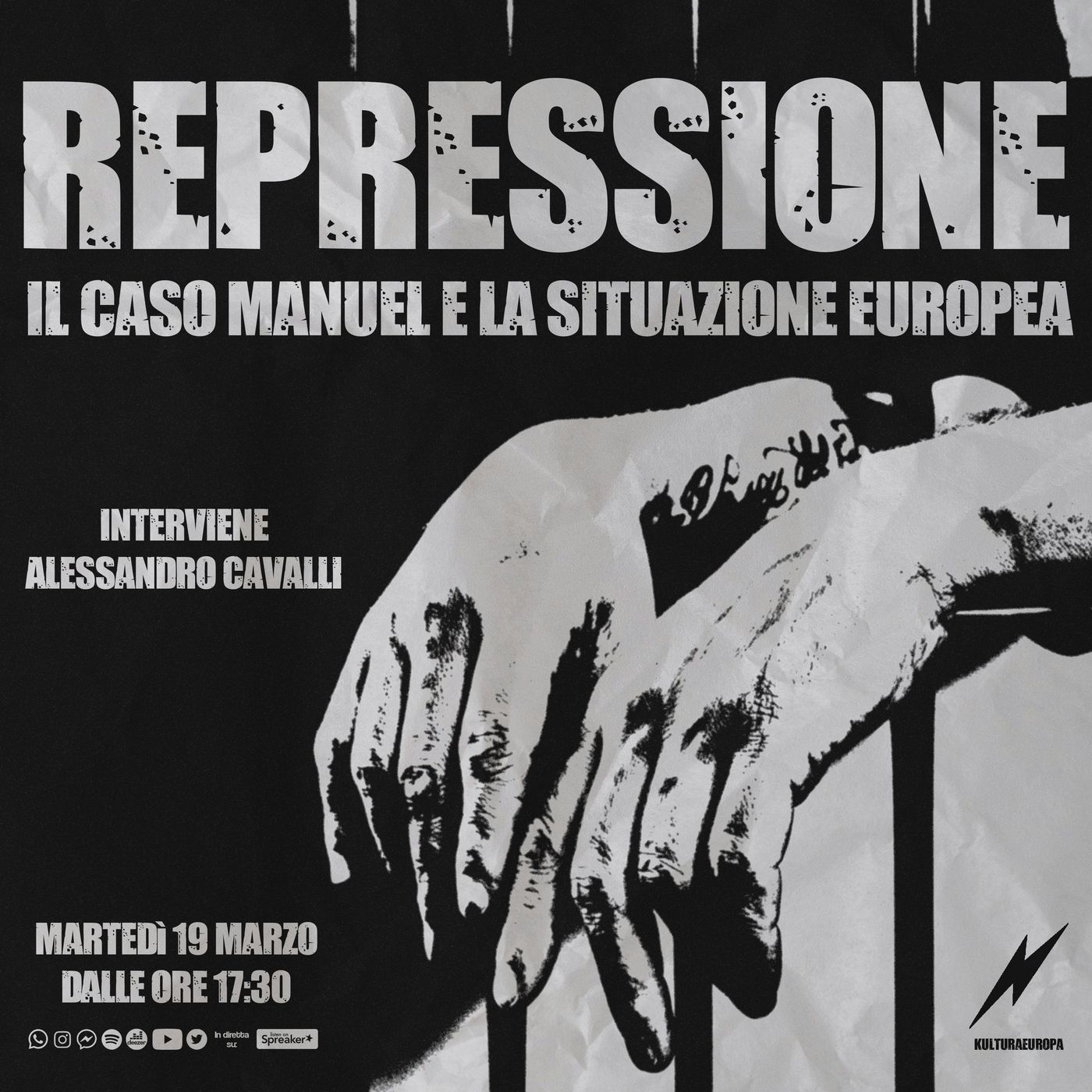 Repressione: Il caso Manuel e la situazione europea