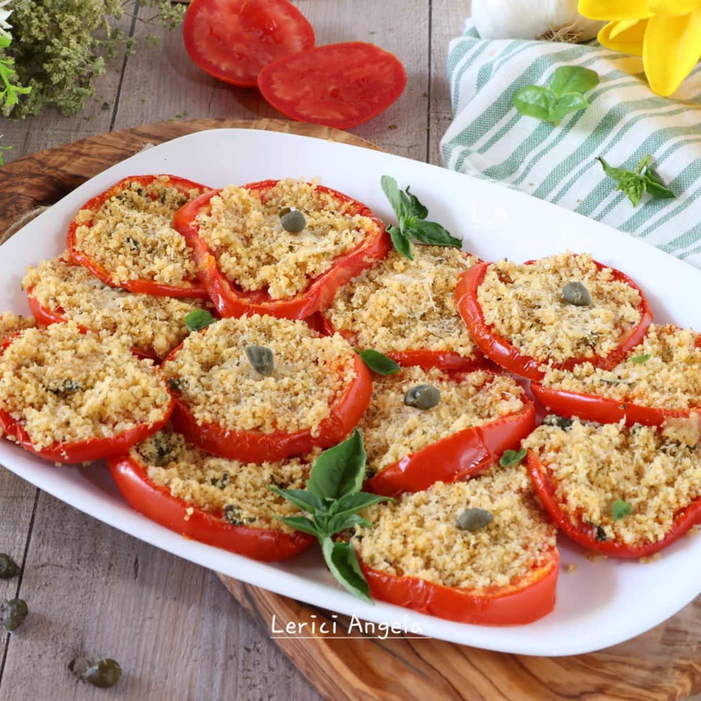 Medaglioni di pomodori gratinati pronti in 10 minuti (forno e friggitrice) episode artwork