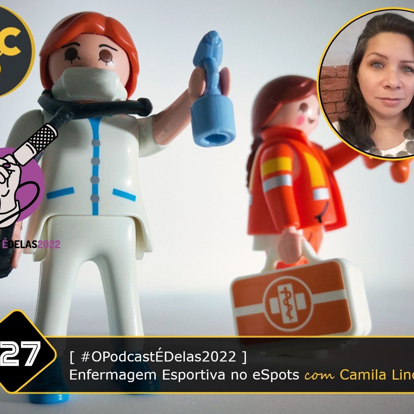 Fala Gamer Cast - #127 [ #OPodcastÉDelas2022 ] Enfermagem Esportiva no eSpots com Camila Lino episode artwork