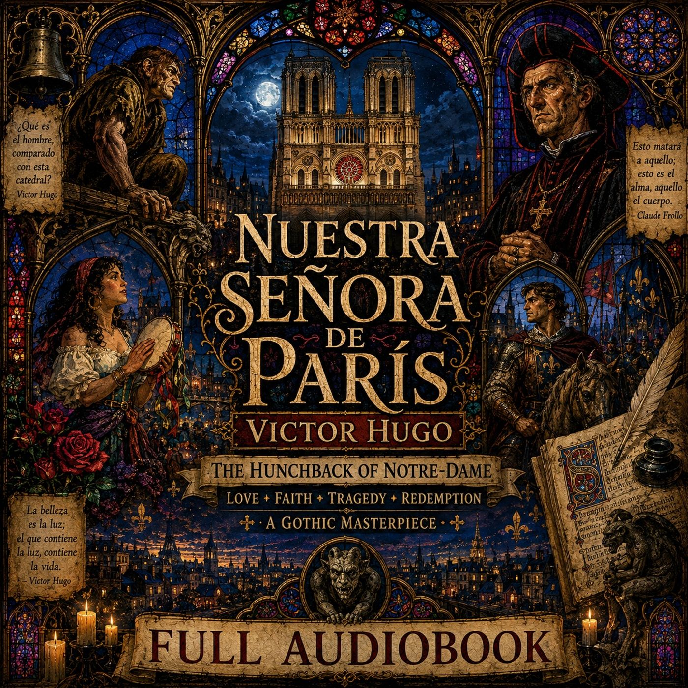 Nuestra Señora de París by Victor Hugo | The Hunchback of Notre-Dame | Love, Faith & Tragedy | Full Audiobook Part 1