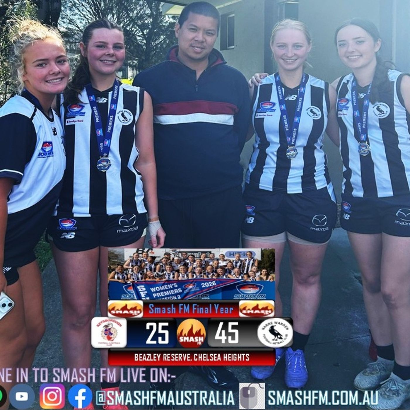 SSSFY26: Narre Warren FNC SFNL26 Division 2 Womens Premiership Post Game Interviews 230826 episode artwork