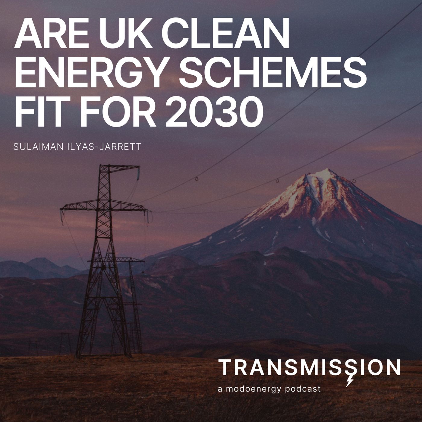 Are UK Clean Energy Schemes Fit for 2030 with Sulaiman Ilyas-Jarrett
