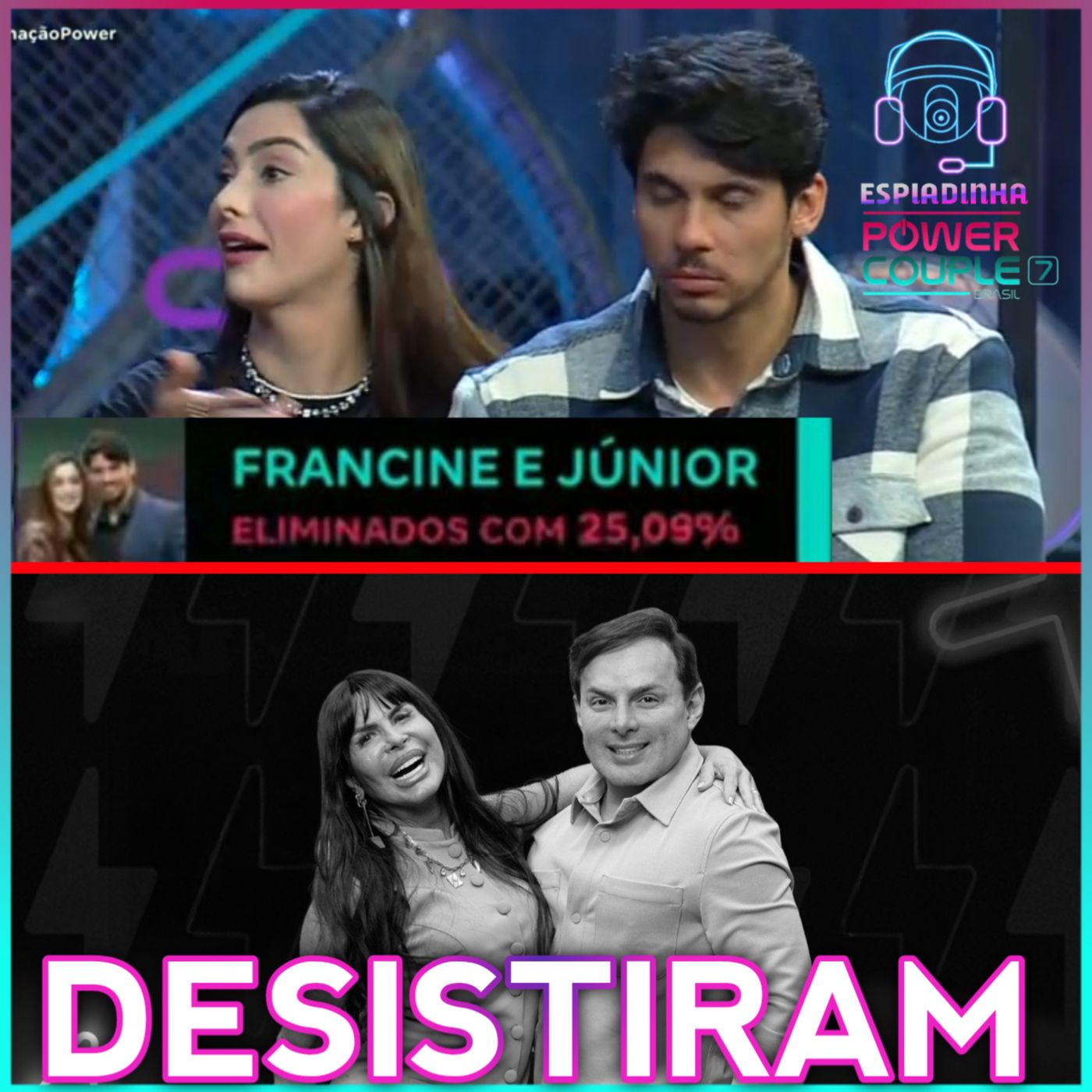 GRETCHEN E ESDRAS DESISTIRAM! + Fran e Junior foram ELIMINADOS | Power Couple Brasil 7
