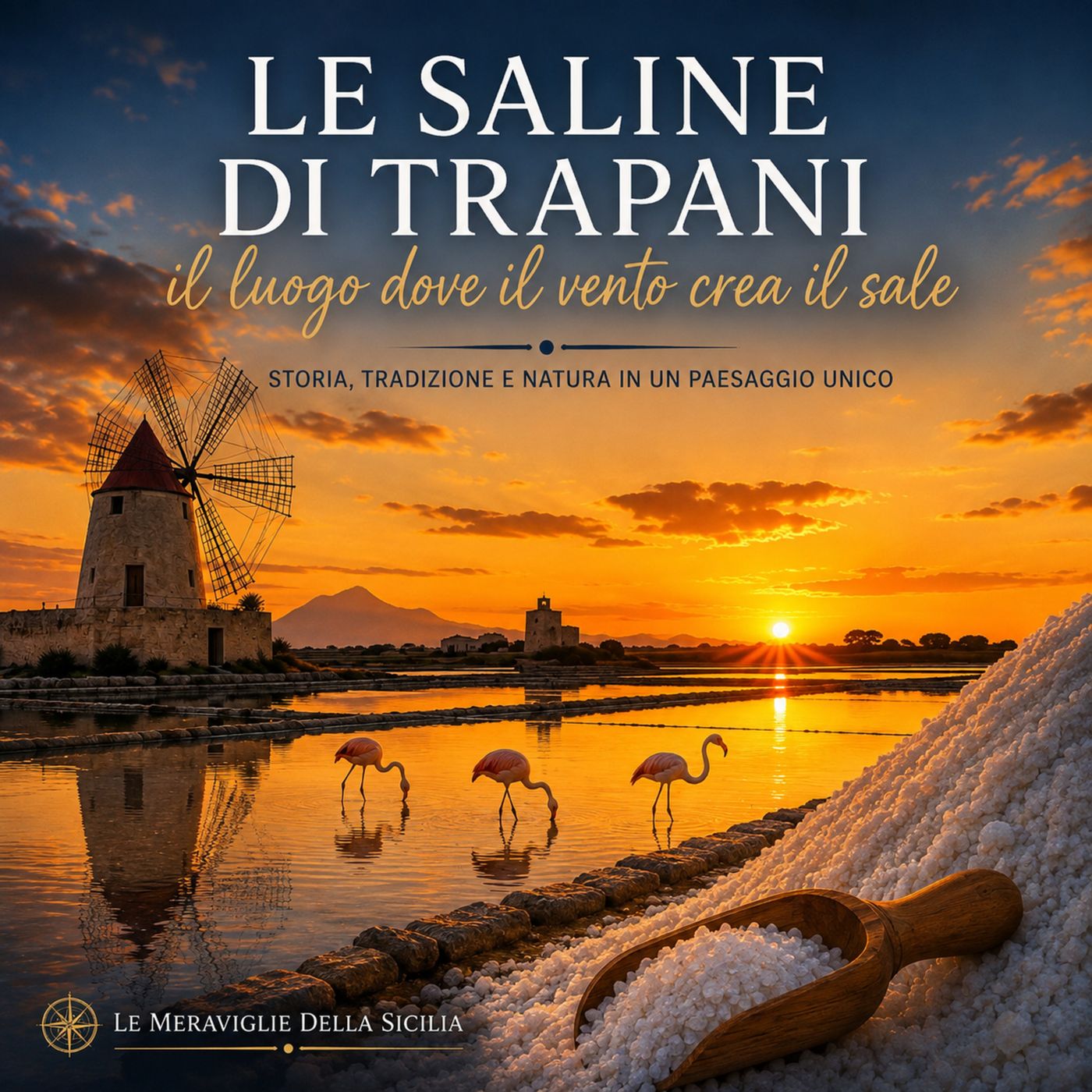 Le Saline di Trapani: il luogo dove il vento crea il sale episode artwork