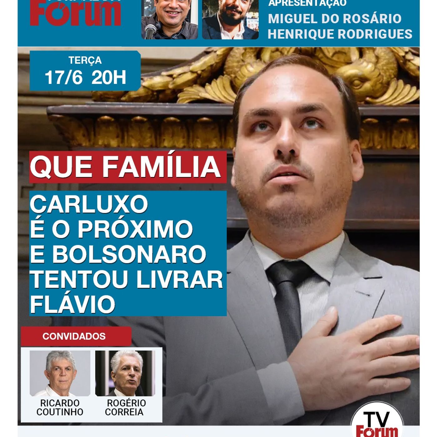Carluxo acertará contas com a Justiça | Jair Bolsonaro tentou salvar Flávio no caso das rachadinhas episode artwork