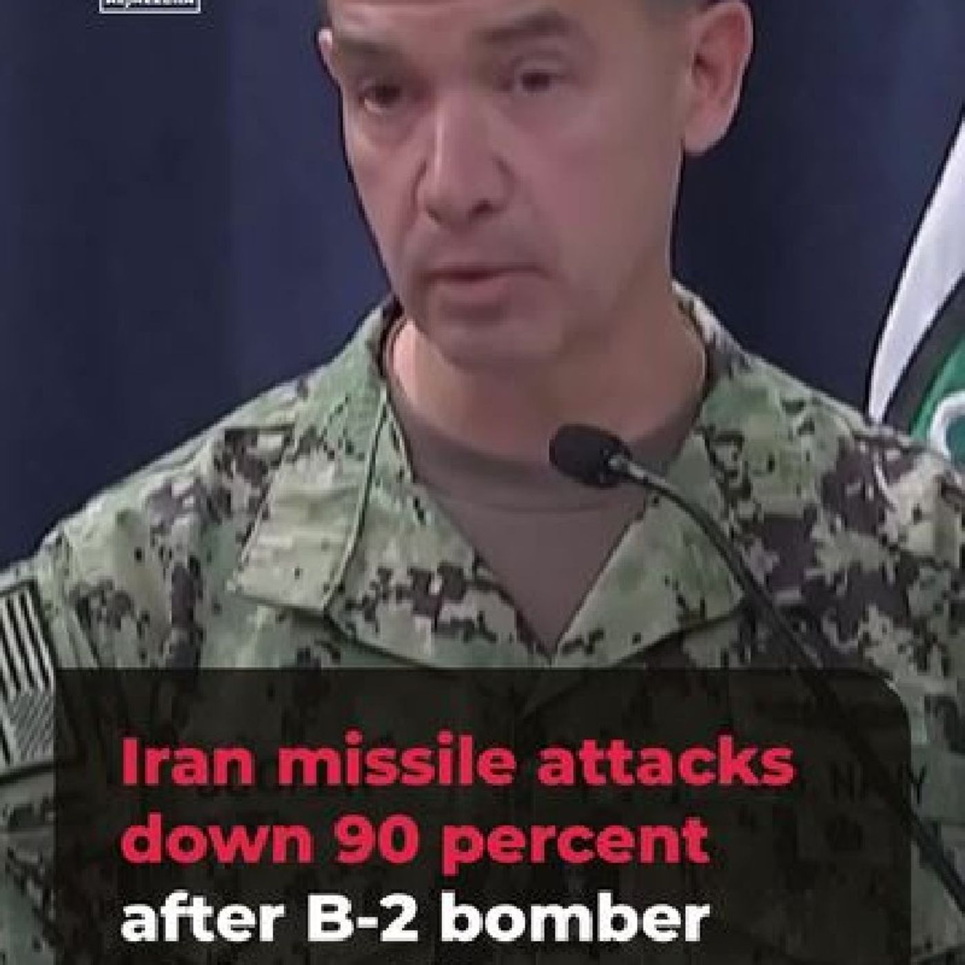 USCENTCOM Commander Admiral Brad Cooper says B‑2 bombers dropped dozens of 2,000‑lb bombs on buried Iranian missile launchers, helping cut m episode artwork