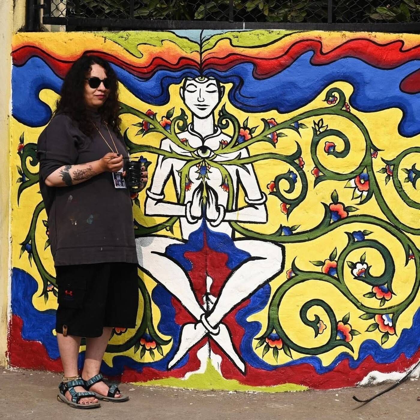 BUDDHA CAT - Visual Artist, Handcraft & Graphic Design - BHARATPUR STREETART FESTIVAL - Mural Event - Teheran - [ IRAN ] episode artwork