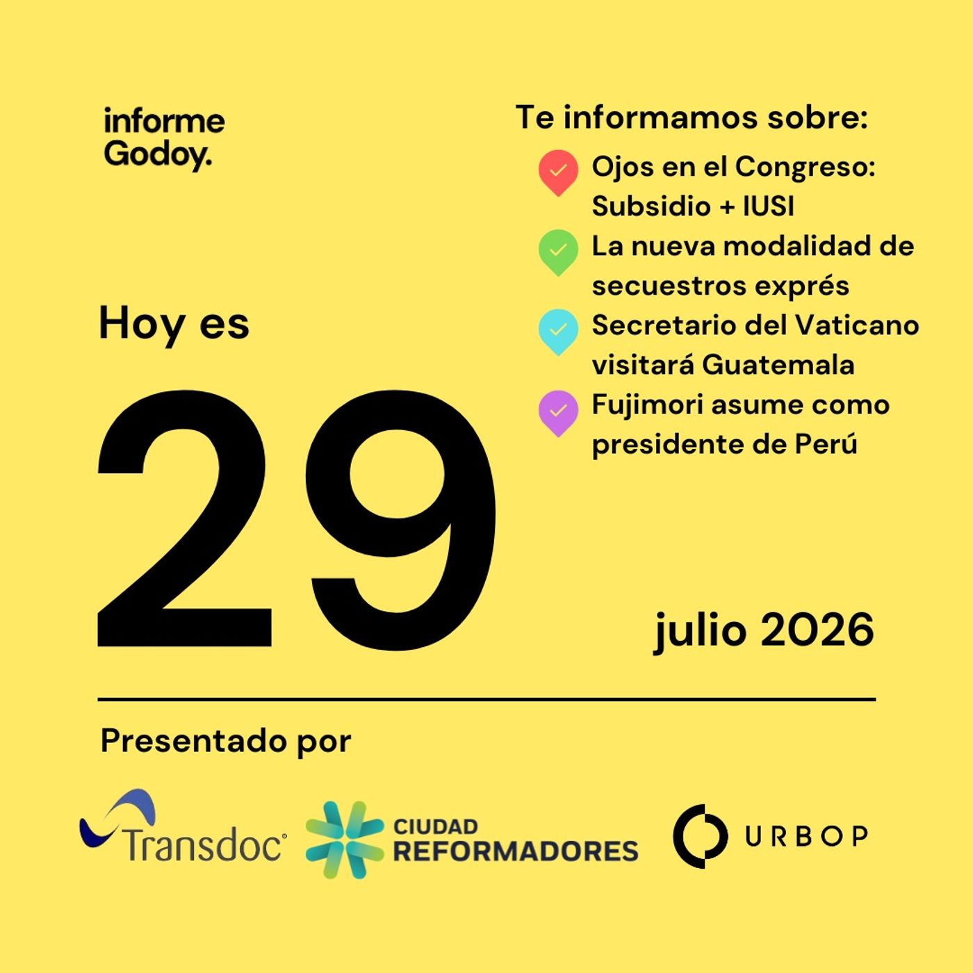29 de julio 2026 episode artwork