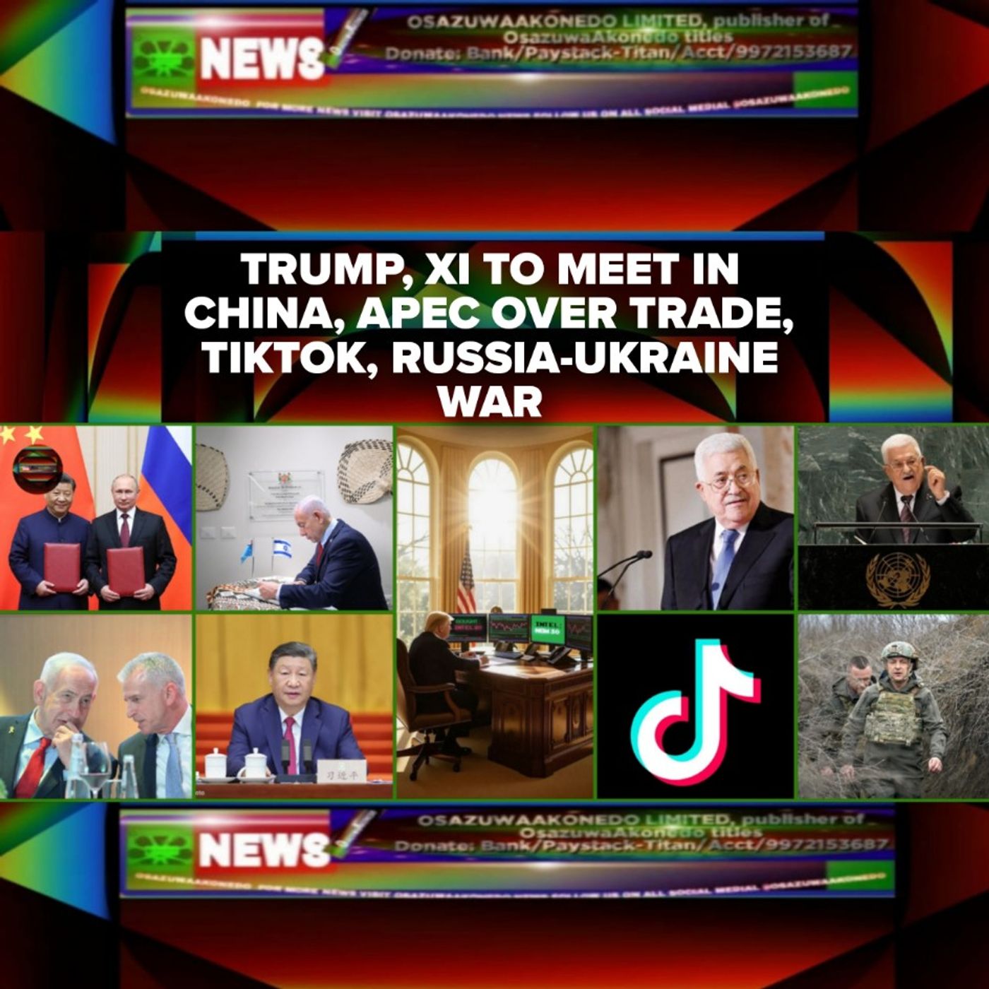 Trump, Xi To Meet In China, APEC Over Trade, TikTok, Russia-Ukraine War episode artwork