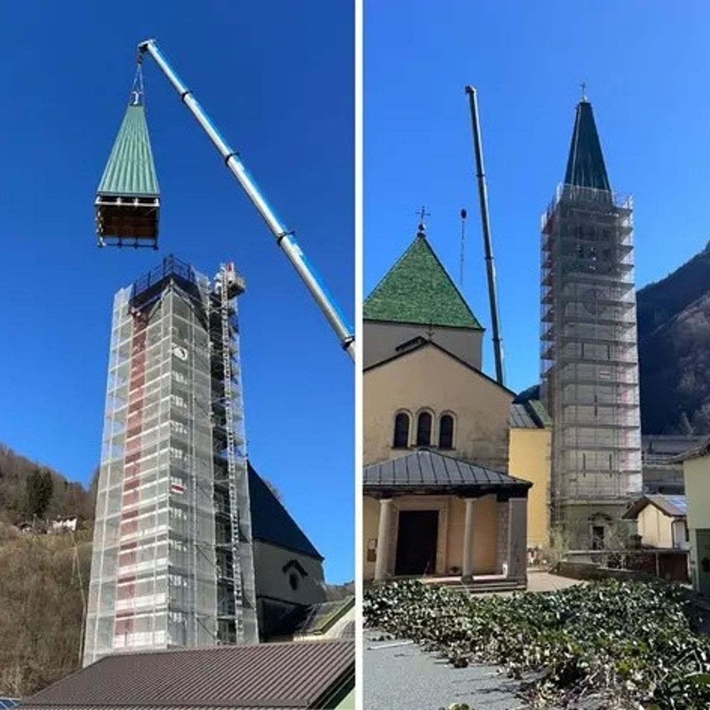 11/08/2025 - Il campanile di Dogna rimesso a nuovo con il contributo dei parrocchiani episode artwork