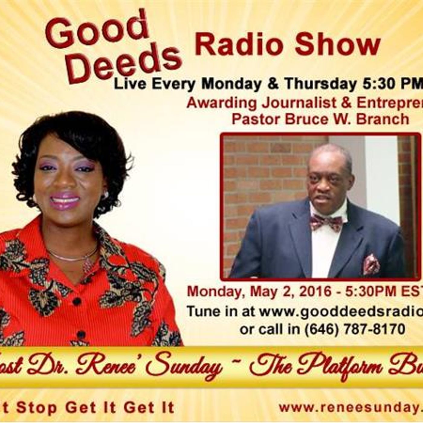 Are you ready to start your Non- Profit Organization? Pastor Bruce Branch on GD episode artwork