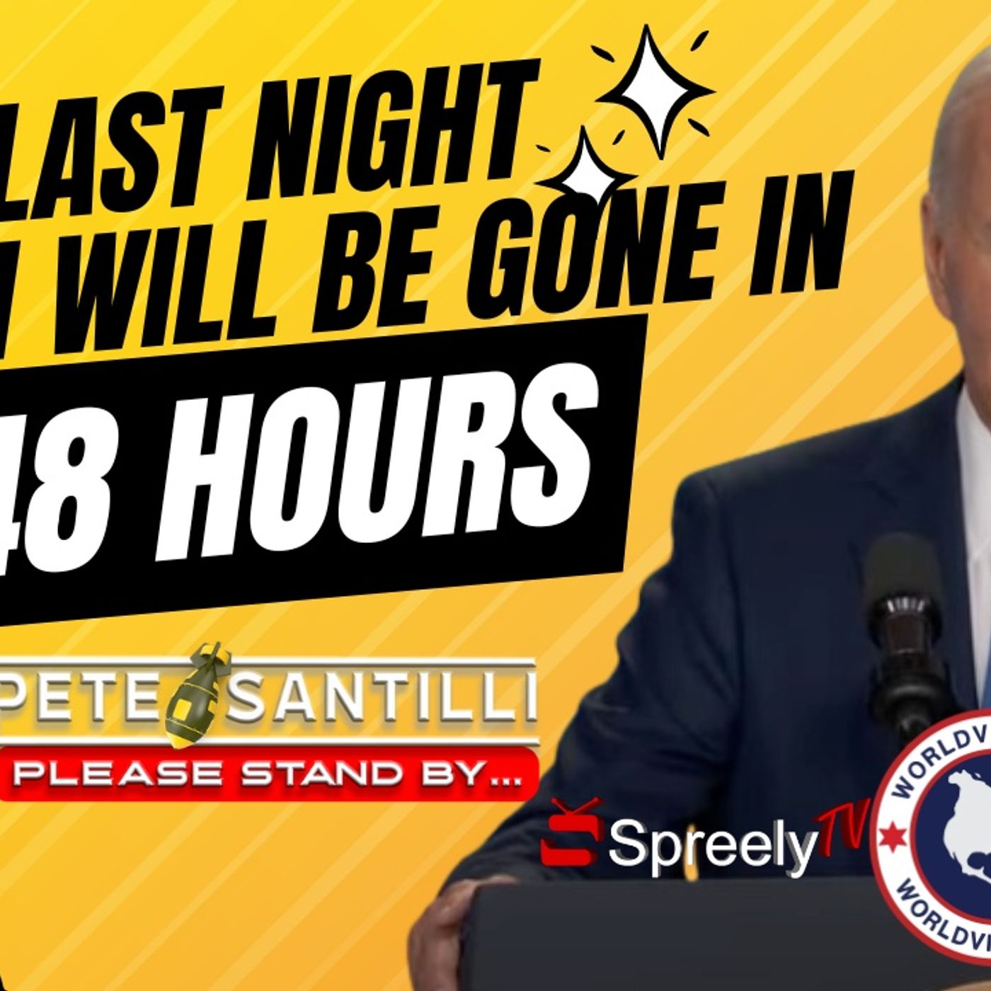 After Last Night, Biden WILL BE GONE IN 24-48 HOURS [Pete Santilli Show #4142-8AM] episode artwork