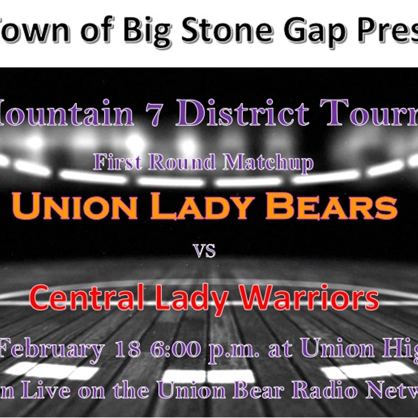 Mountain 7 District Tournament- Girls Union VS Central episode artwork