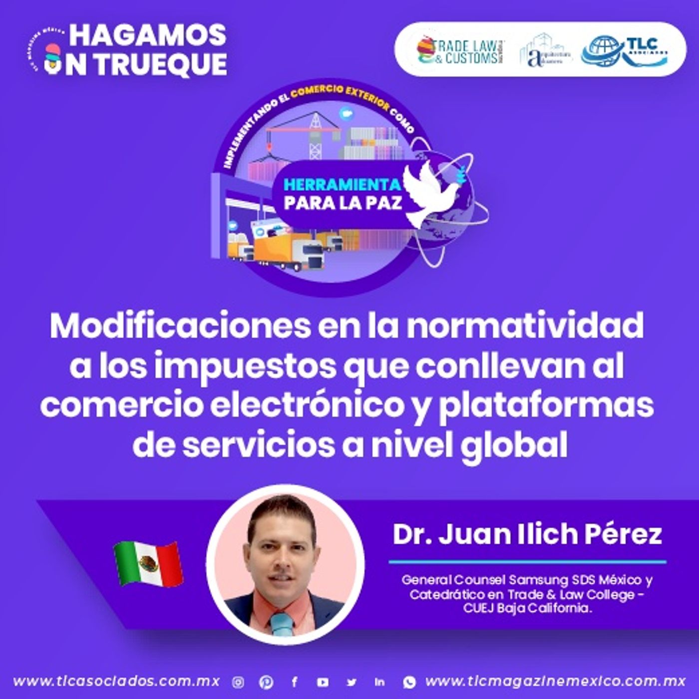 Episodio 303. Modificaciones en la normatividad a los impuestos que conllevan al comercio electrónico y plataformas de servicios episode artwork