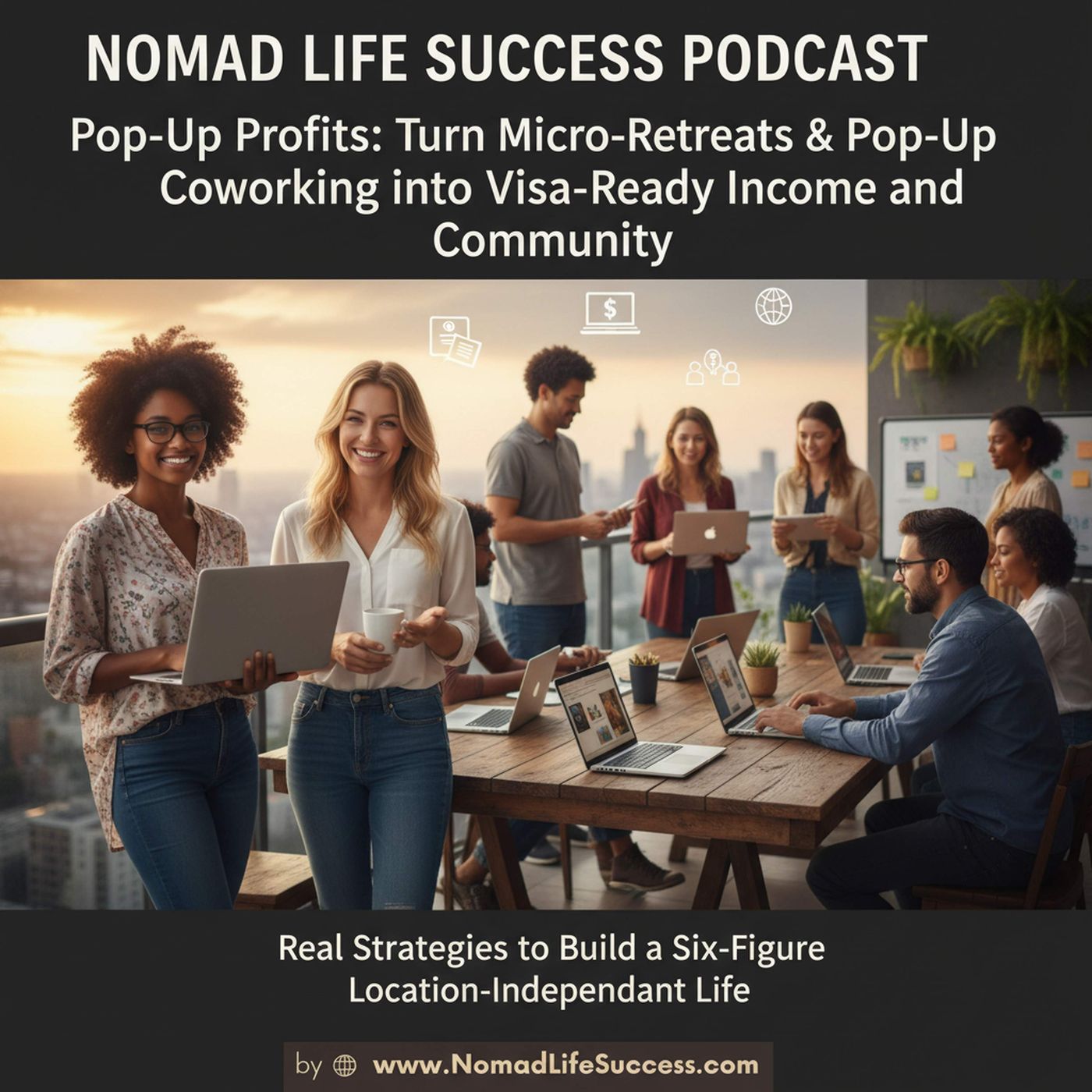 Pop-Up Profits: Turn Micro-Retreats & Pop-Up Coworking into Visa-Ready Income and Community