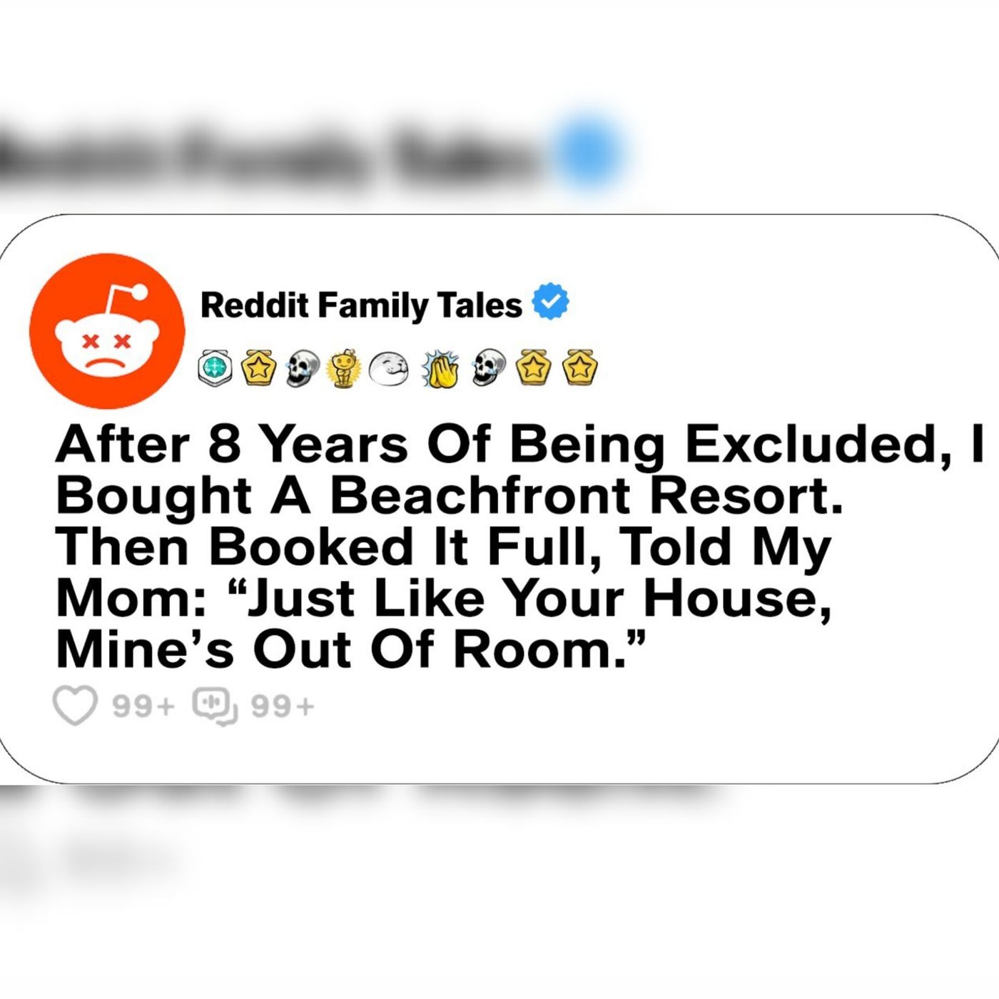 After 8 Years Of Being Excluded I Bought A Beachfront Resort. Then Booked...  Reddit Family Tales episode artwork