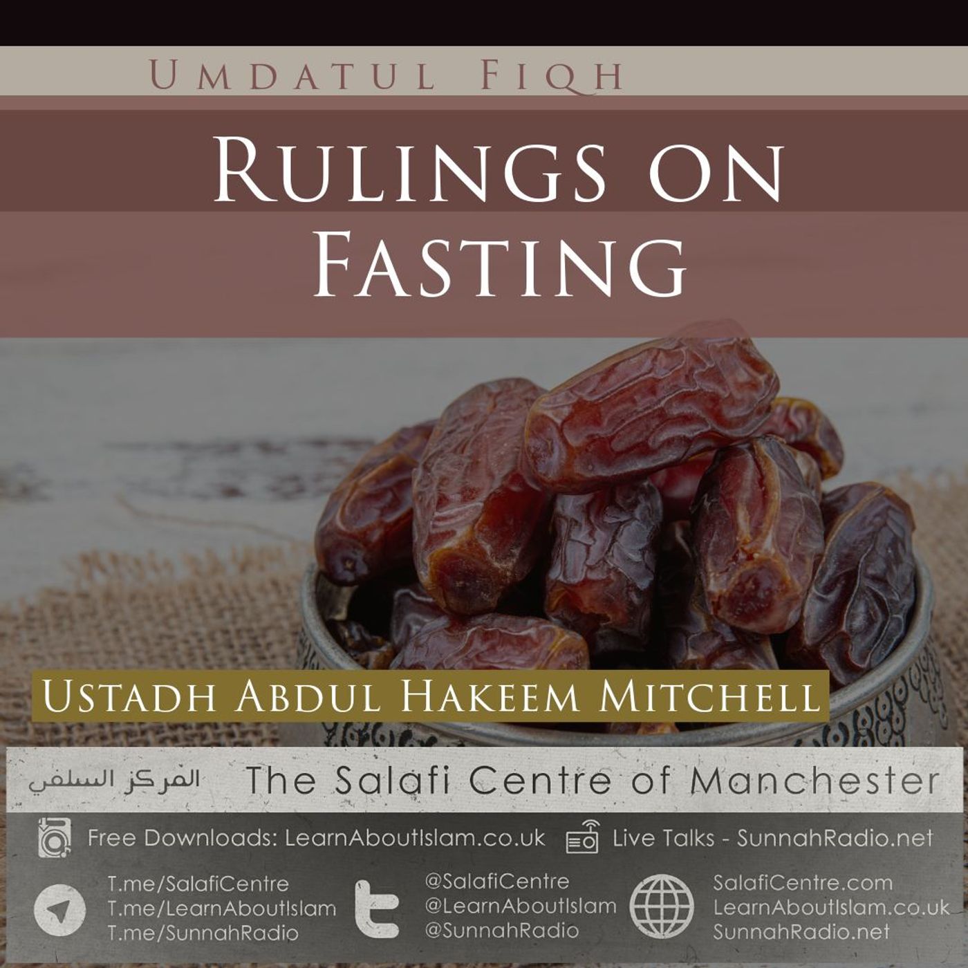 Book of Fasting Umdatul Fiqh - Abdul Hakeem Mitchell podcast artwork