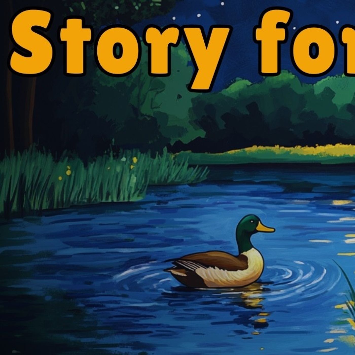 The SLEEPIEST Bedtime Story 😴A Tranquil Evening with a River Duck 😴 RELAX with a STORY(M4A_128K)