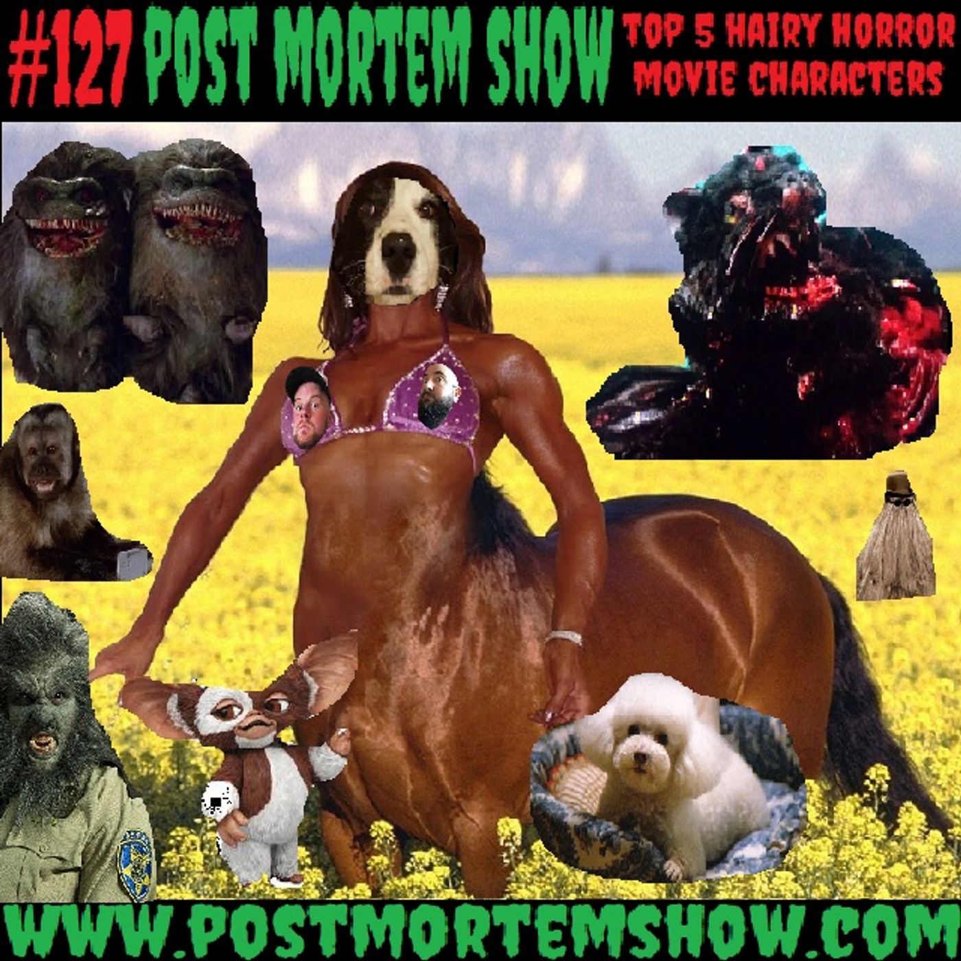 e127 - Biff's Furry Friends (Top 5 Hairy Horror Movie Characters) episode artwork
