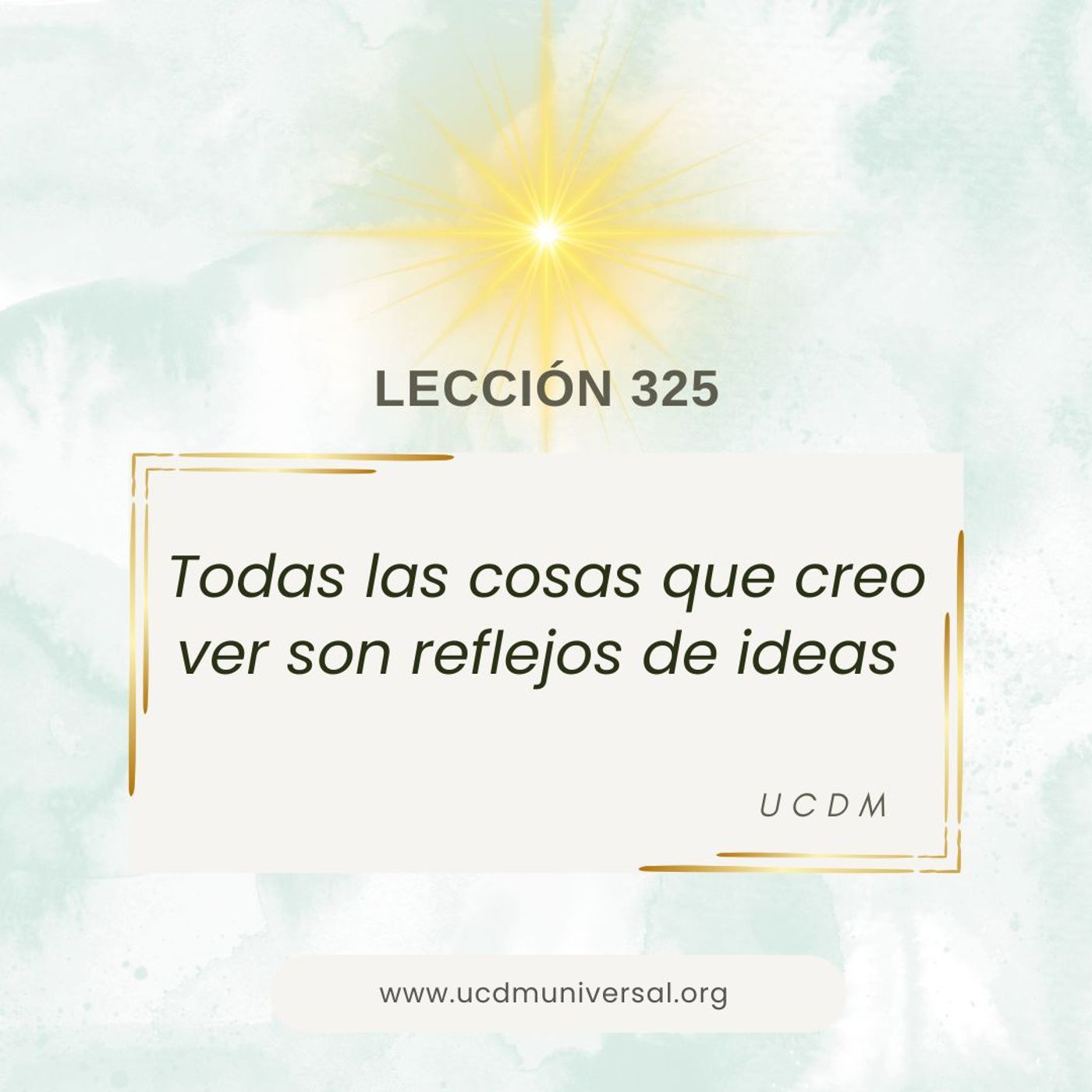 UCDM Universal LECCIÓN DEL DÍA