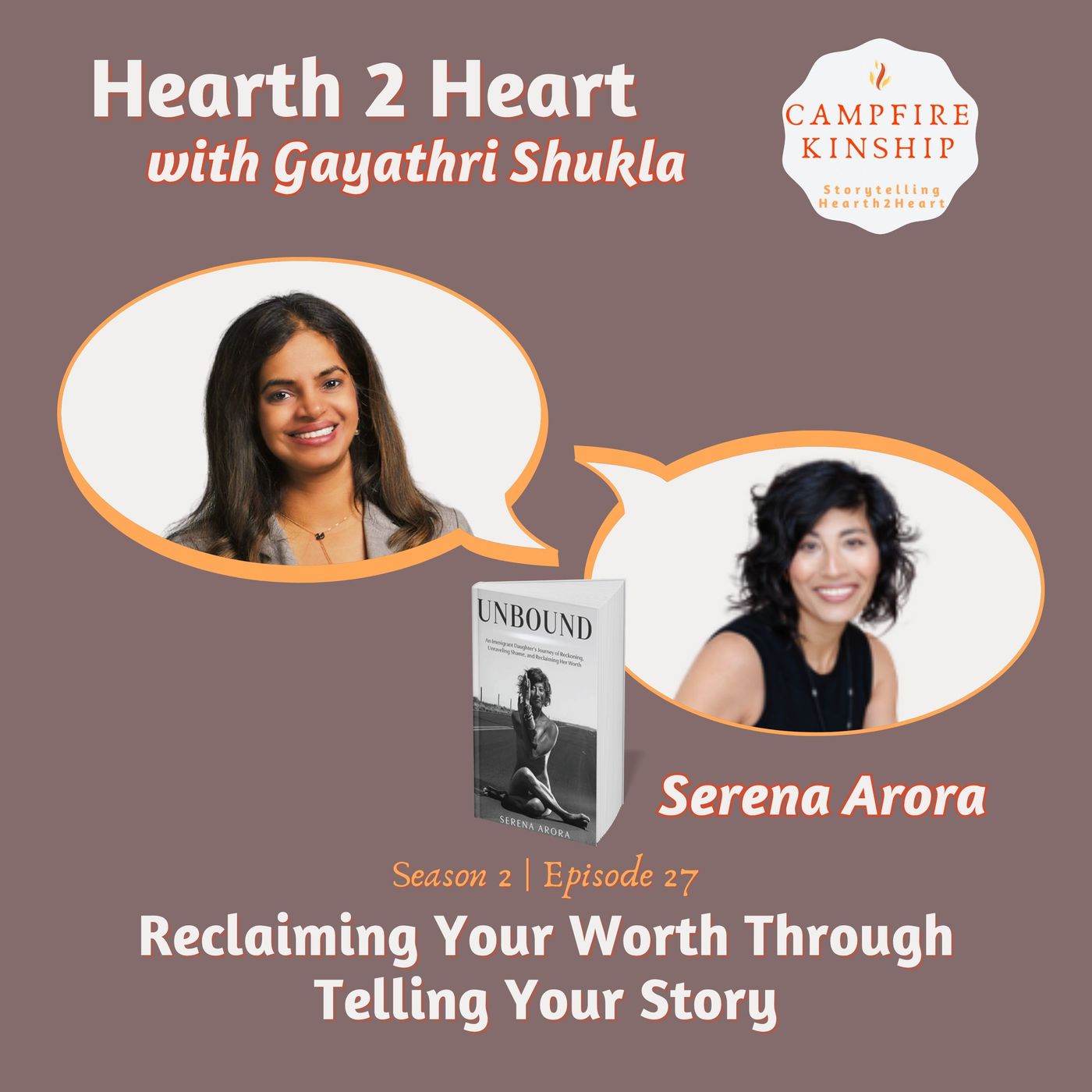 Reclaiming Your Worth Through Telling Your Story | Serena Arora episode artwork