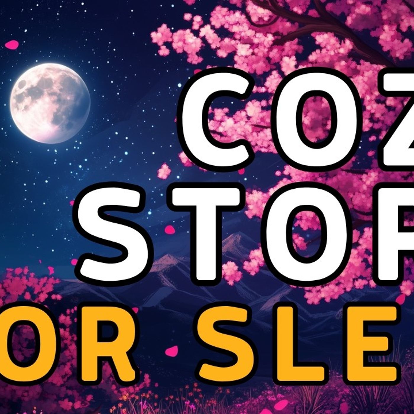 RAIN & Magical Bedtime Story  Cherry Blossom Memories  FALL ASLEEP NOW