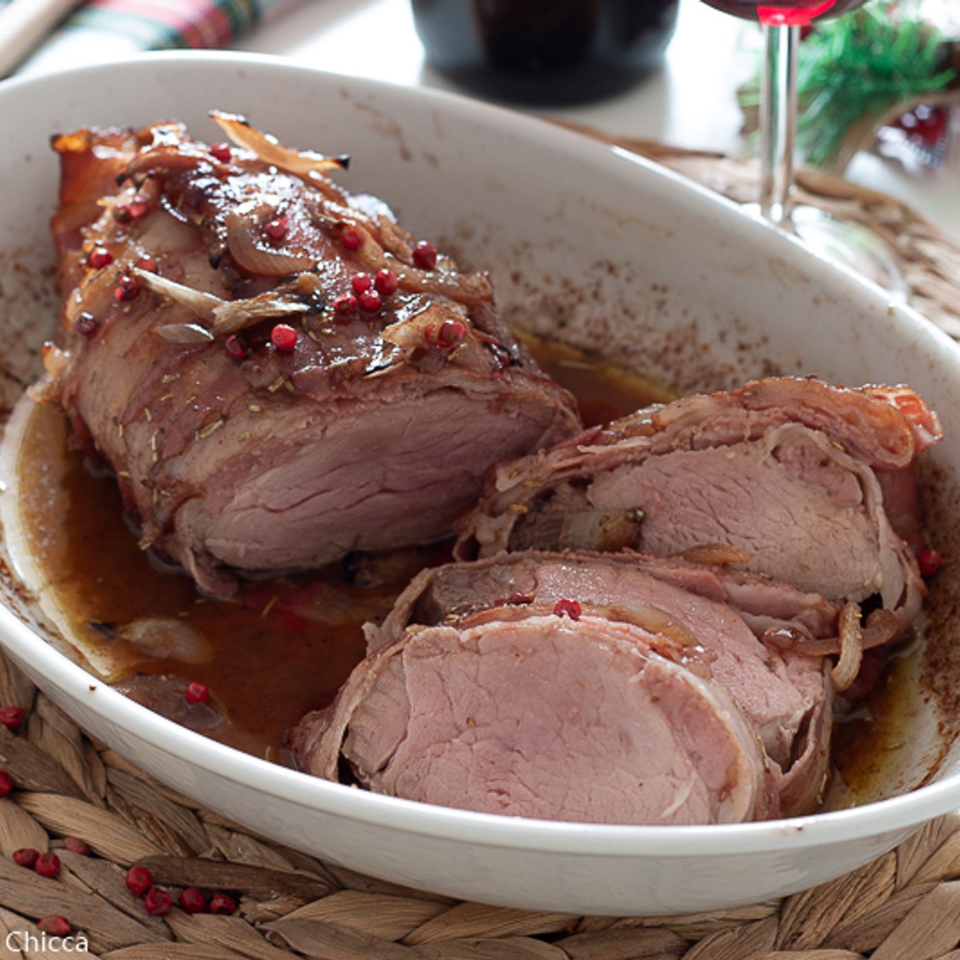 FILETTO DI MAIALE IN CROSTA DI PANCETTA