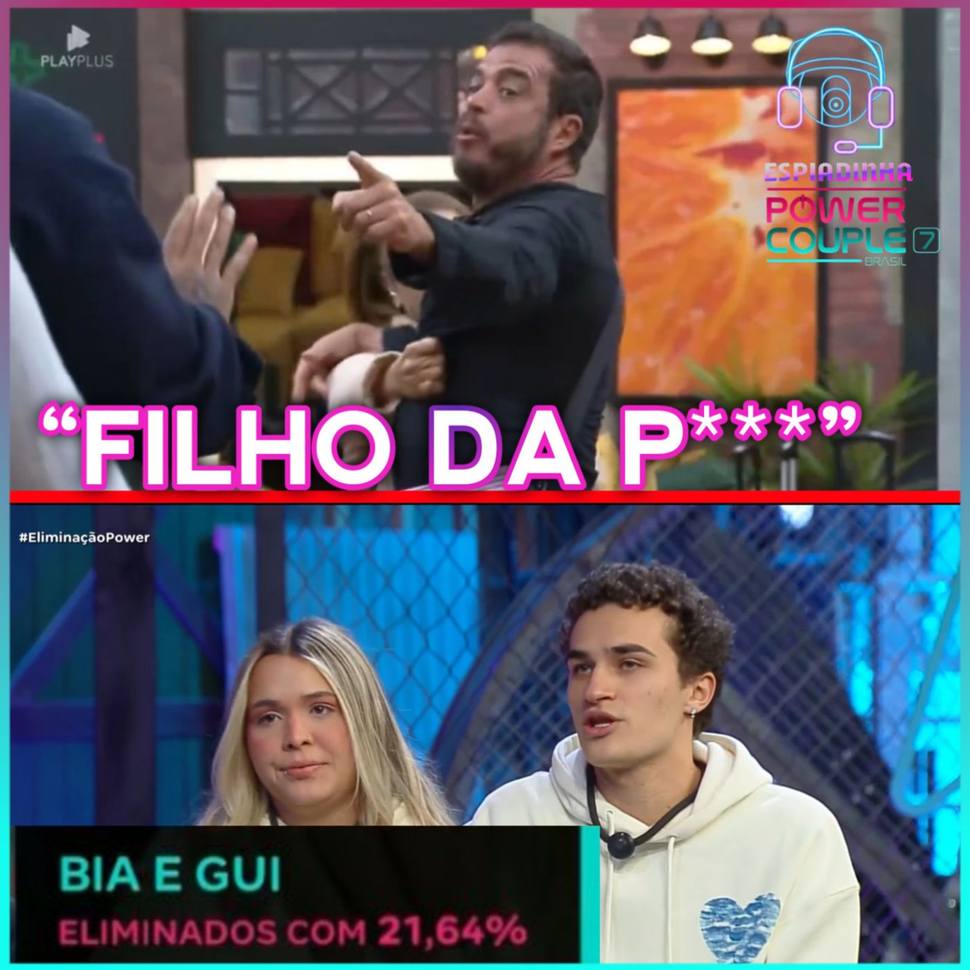 Bia e Gui ELIMINADOS + Kadu XINGA Dhomini e BRIGAM FEIO! | Power Couple Brasil 7
