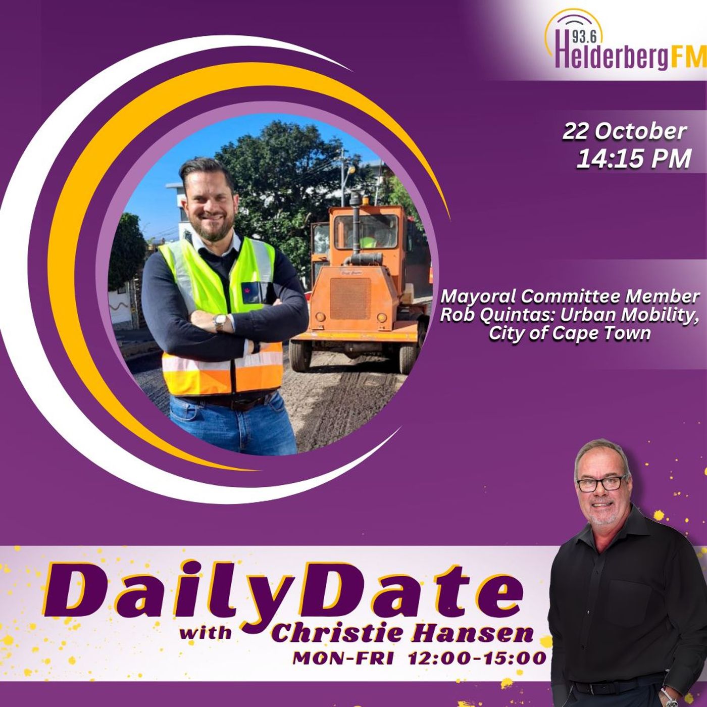 Transport Month - Councillor Rob Quintas On #DailyDateWithChristie episode artwork