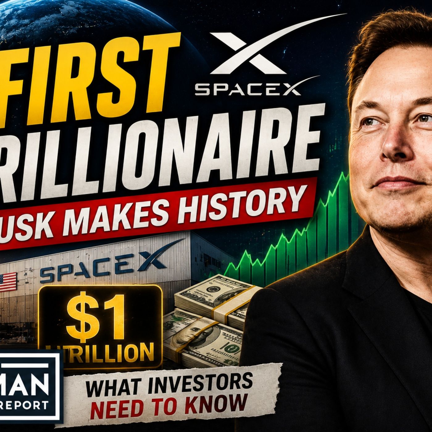 Elon Musk Becomes the World's First Trillionaire—What the SpaceX IPO Means for Investors episode artwork