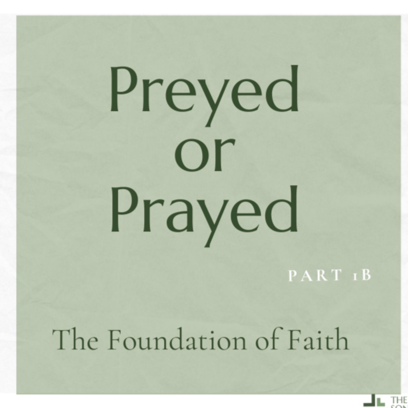 Prayer: A Nature of Sonship Rooted in Faith episode artwork
