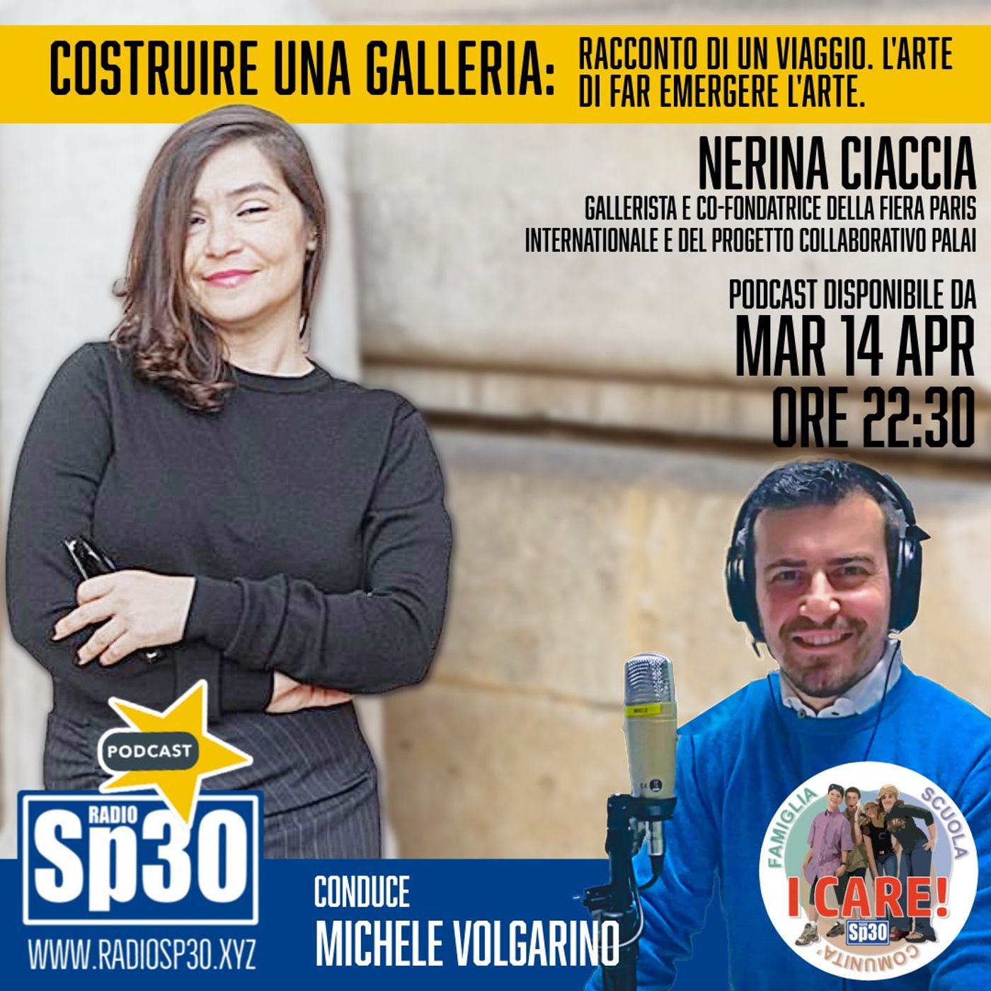 #ICARE - Costruire una galleria: racconto di un viaggio. L'arte di far emergere l'arte - Nerina Ciaccia episode artwork