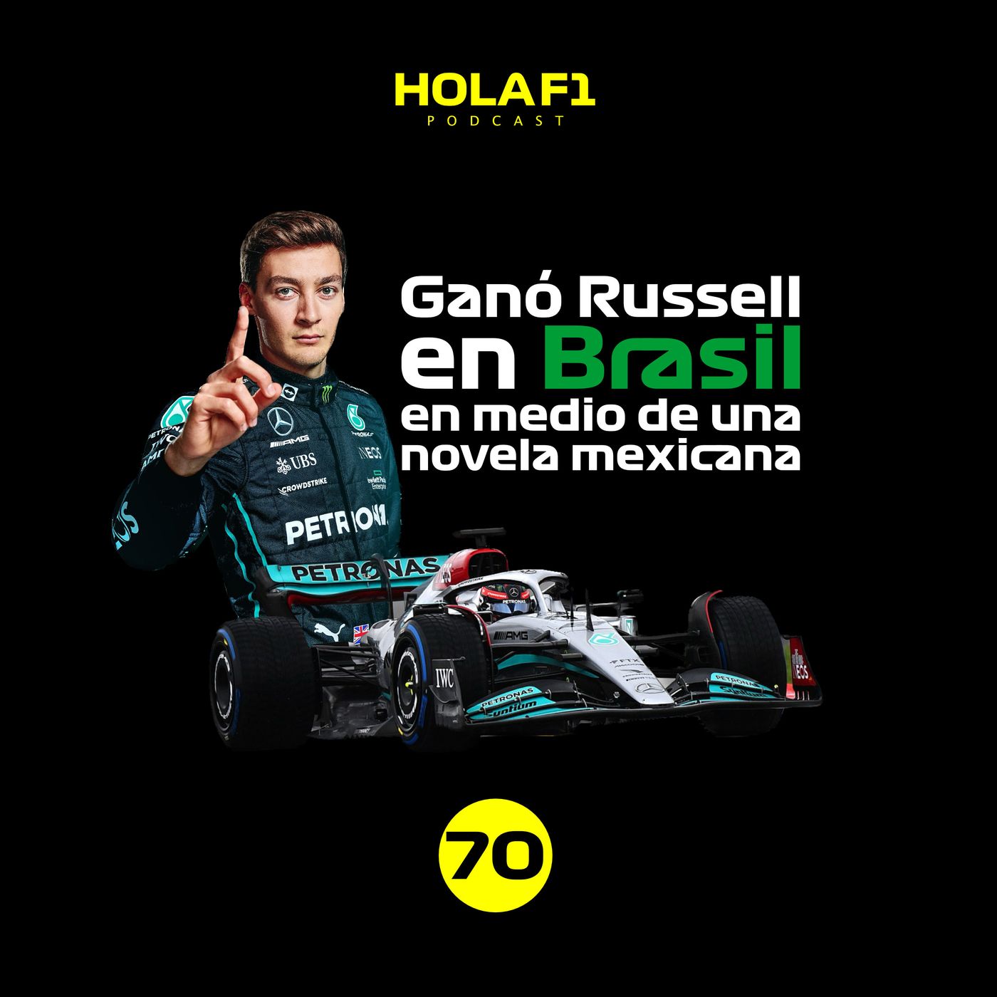 Ganó Russell en Brasil en medio de una novela mexicana