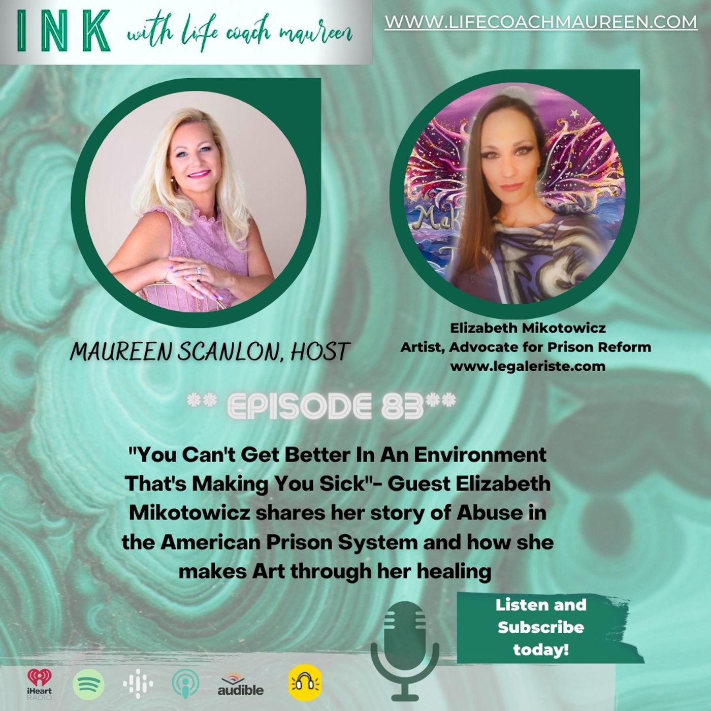 "You Can't Get Better In An Environment That's Making You Sick"- Episode 83-Guest Elizabeth Mikotowicz episode artwork