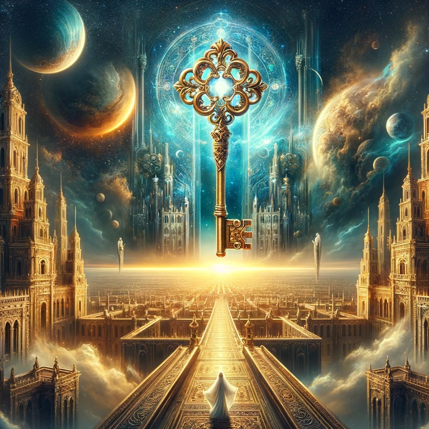 "Death is the golden key that opens the palace of eternity." episode artwork