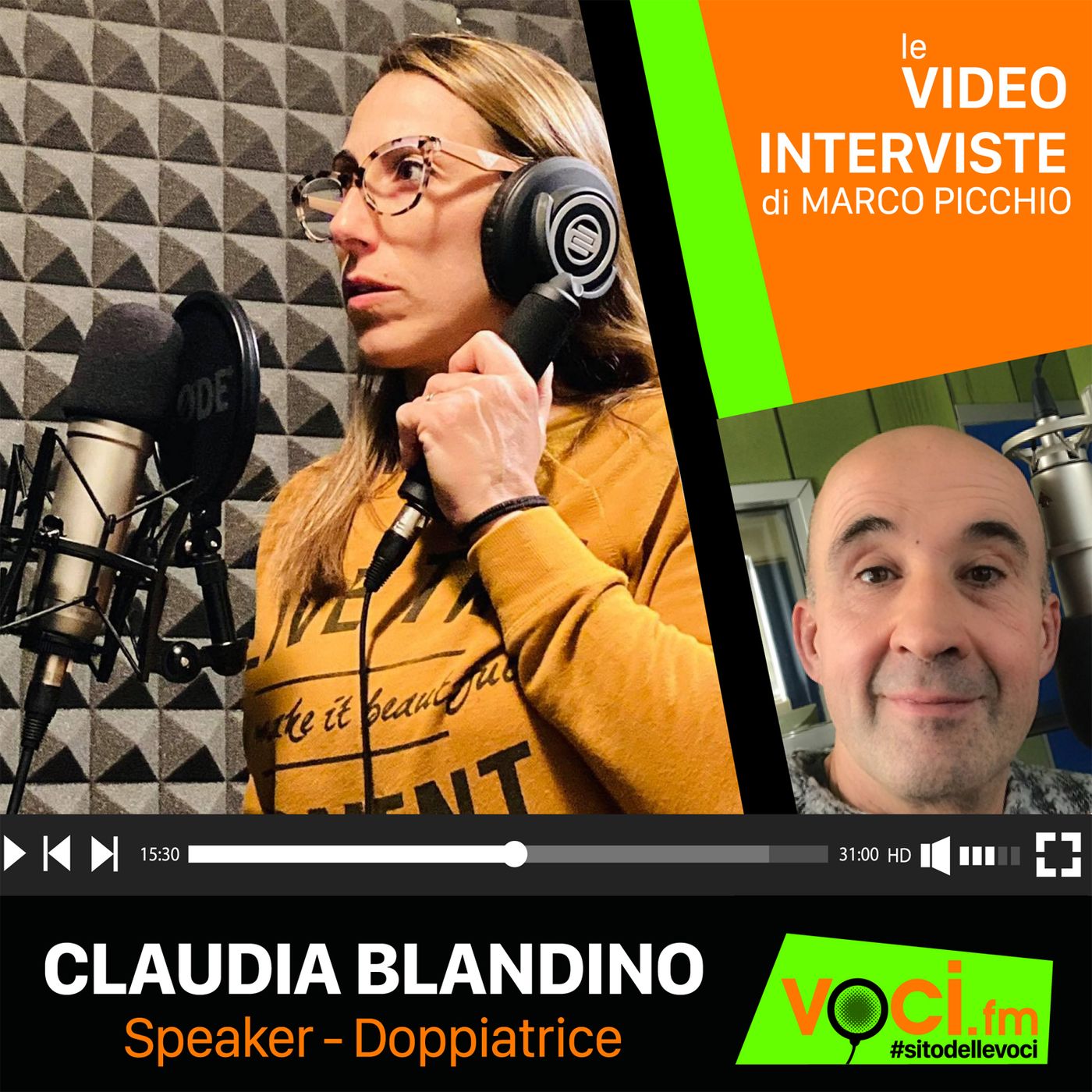 La speaker e doppiatrice CLAUDIA BLANDINO su VOCI.fm - clicca play e ascolta l'intervista episode artwork