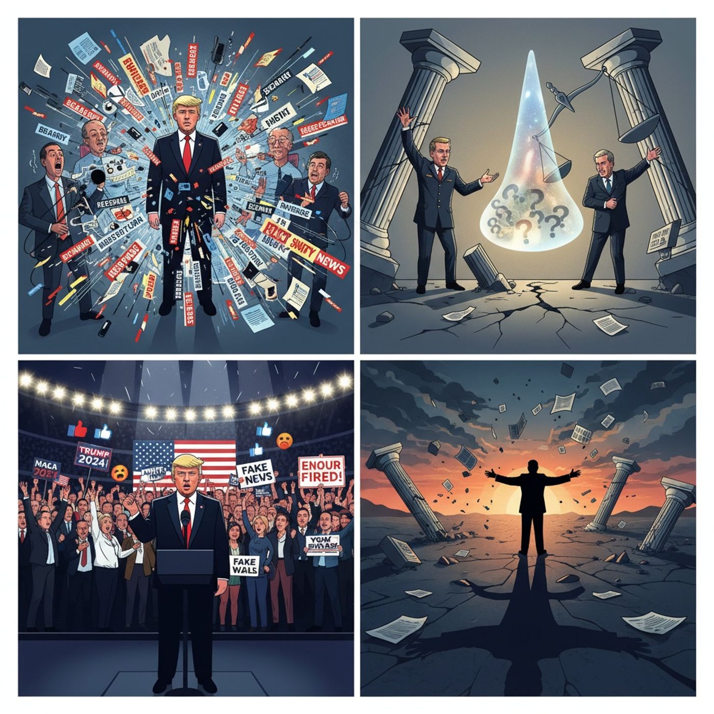 Trump Confusion as Power