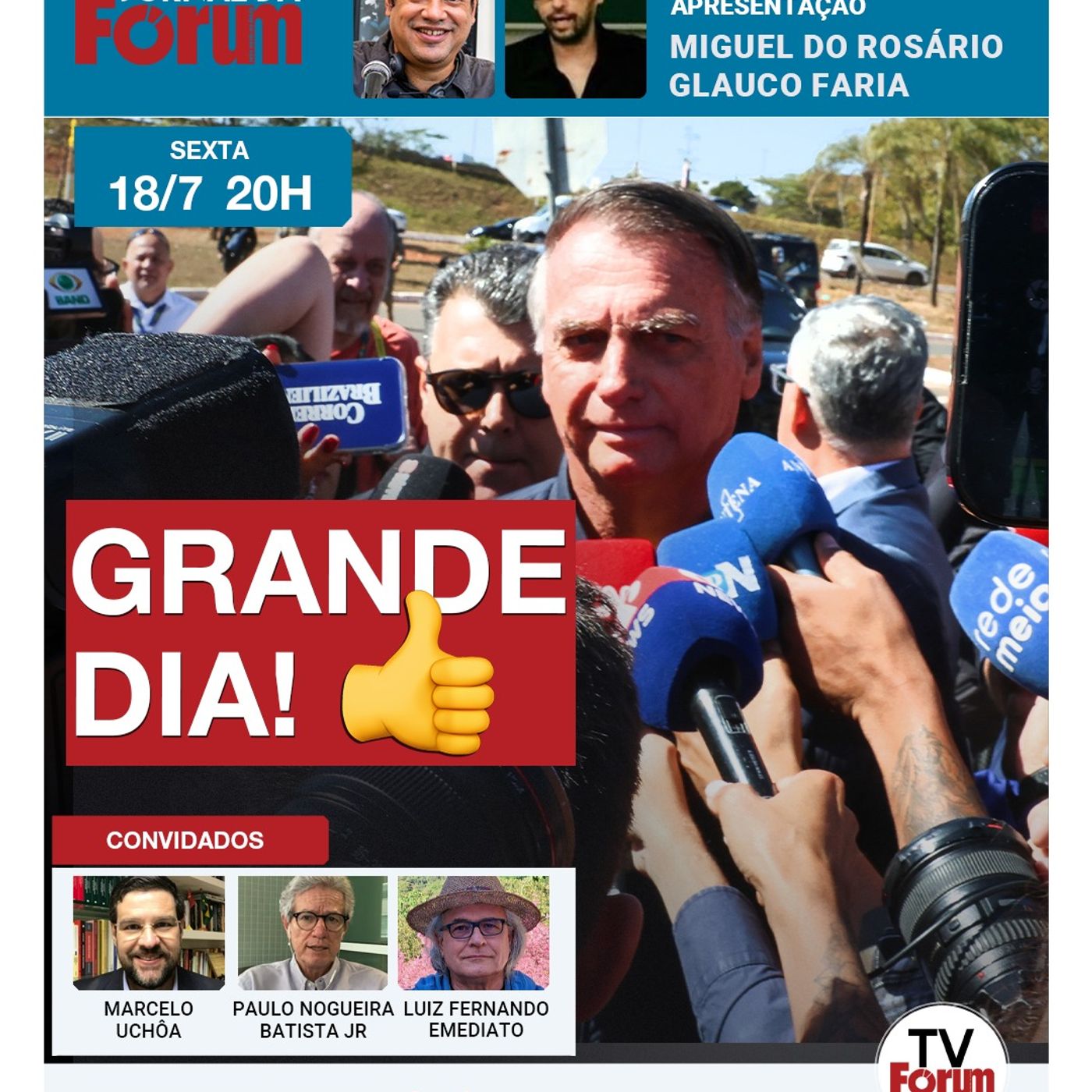 Xandão responde a ameaças de Trump com tornozeleira em Bolsonaro | 18.07.25 episode artwork