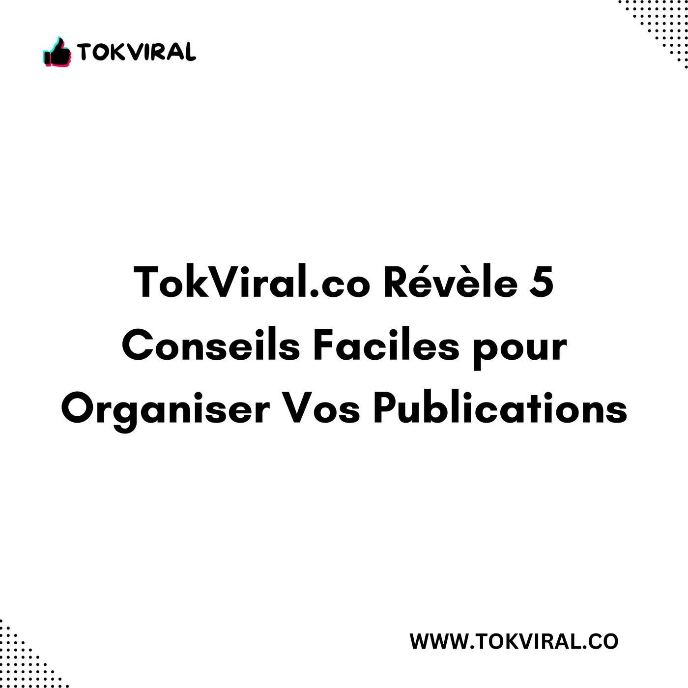 TokViral.co Révèle 5 Conseils Faciles pour Organiser Vos Publications episode artwork