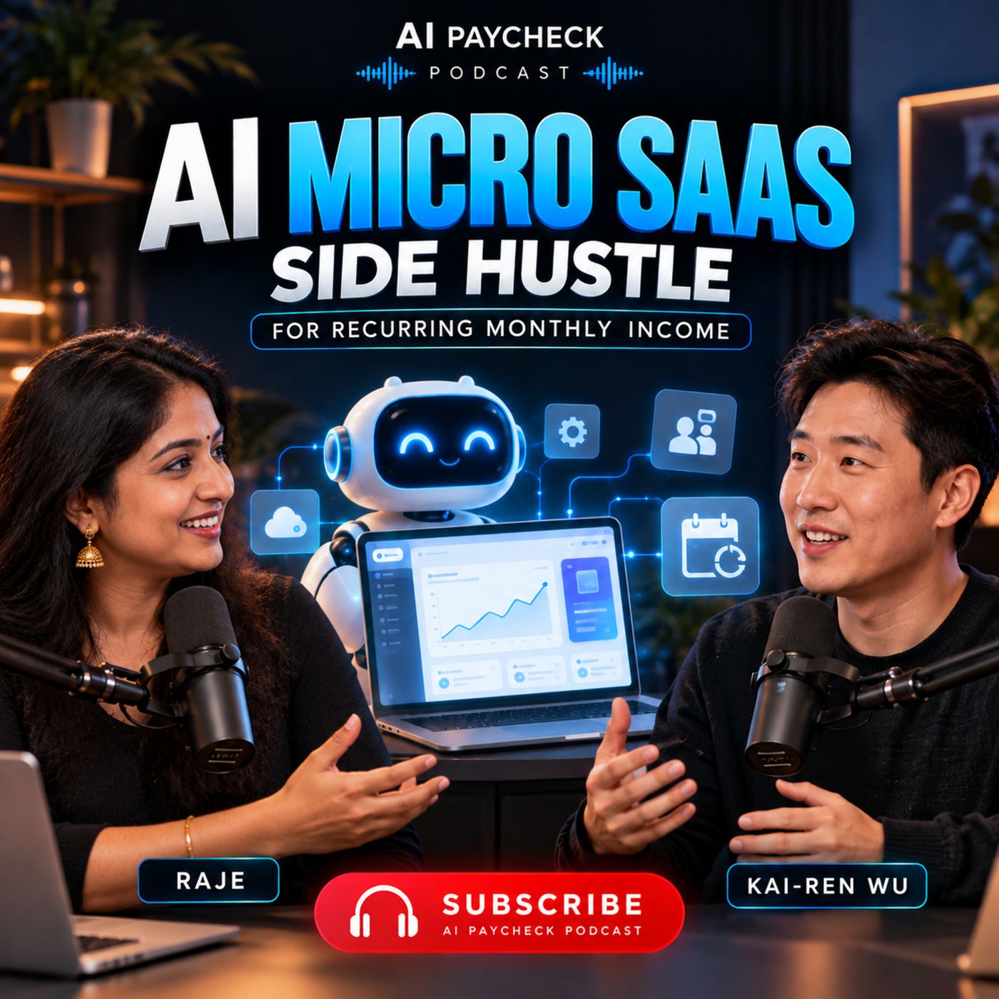 AI Micro SaaS Side Hustle for Recurring Monthly Income episode artwork