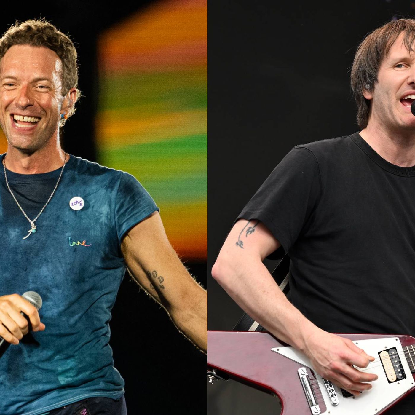 Watch Ash's Tim Wheeler join Coldplay for 'Clocks' at Wembley Stadium