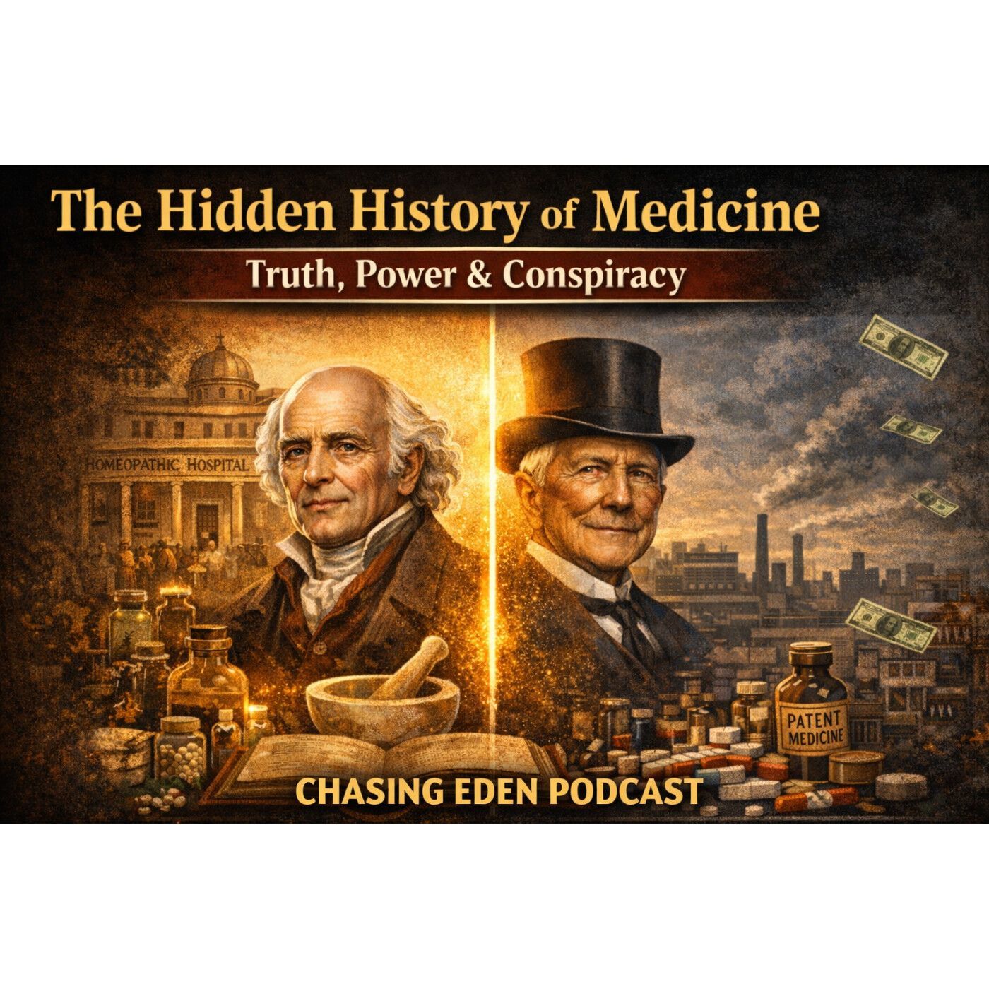 The Hidden History of Medicine, truth, power and conspiracy episode artwork